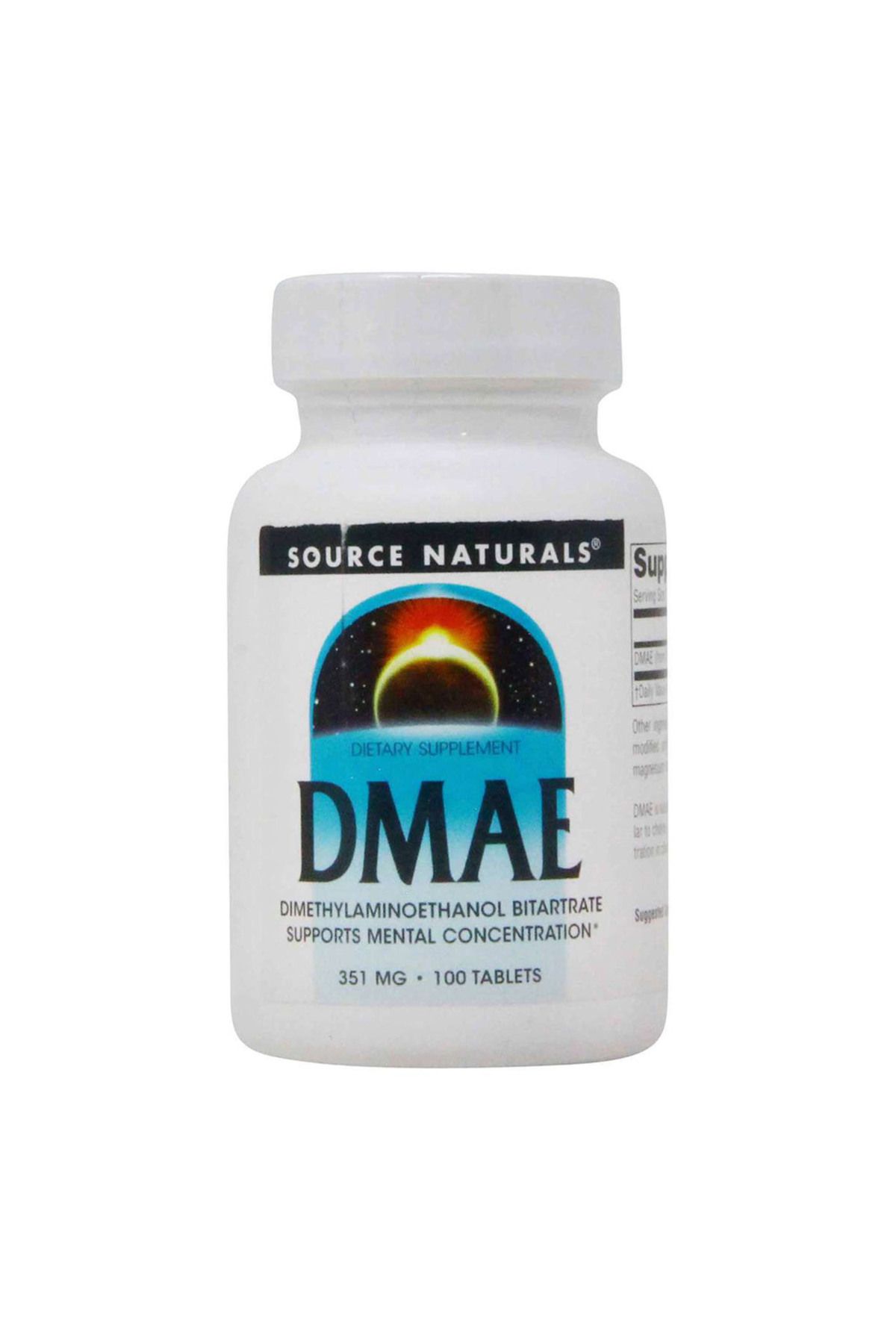 source naturals-DMAE, 351 mg, 100 Tablets 1