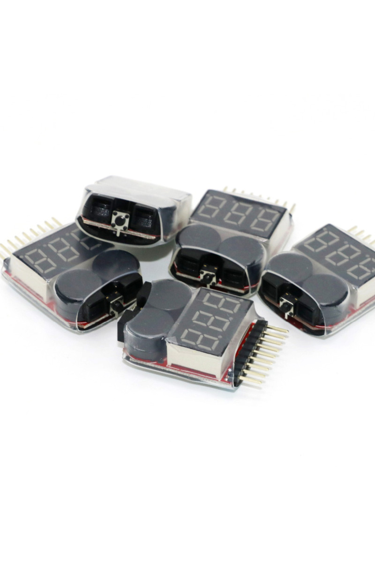 Choice-Lipo Battery Voltage Tester volt meter monitor buzzer Alarm 1-8s 3.7V-22.2V For Rc Lipo Battery M... 4