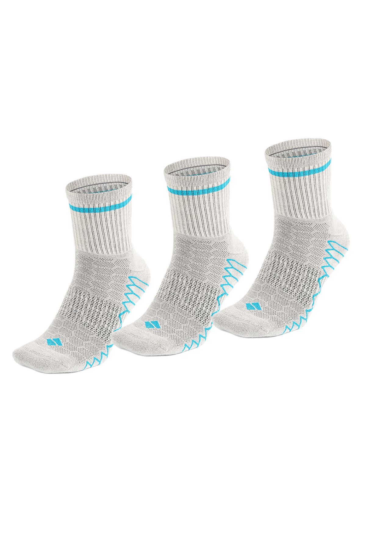 Bonny Silver-Odor-Free Running and Walking Men's Saks Socket Silver Socks - Pack of 3 1