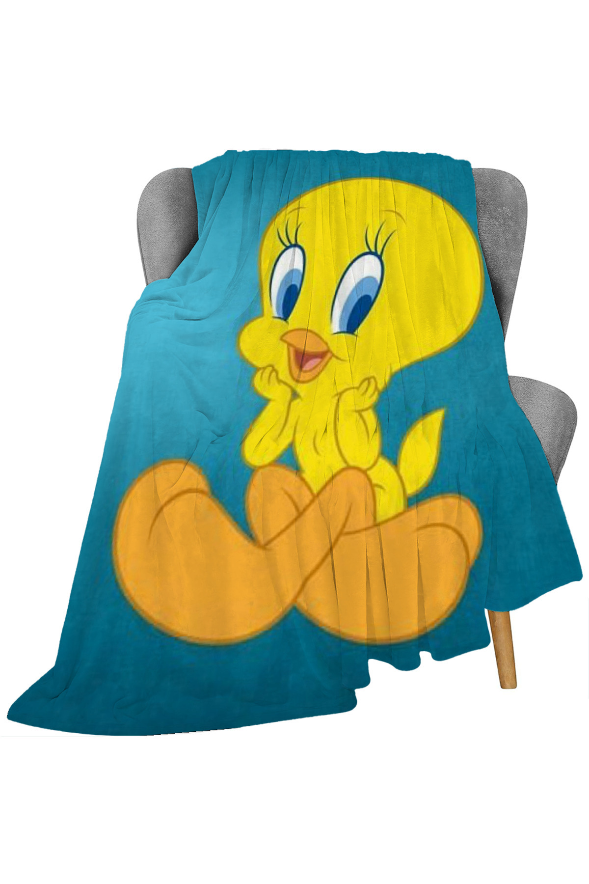 Choice-Tweety Bird Pattern Luxury Sofa Cover - King Boy, Fluffy Soft 8