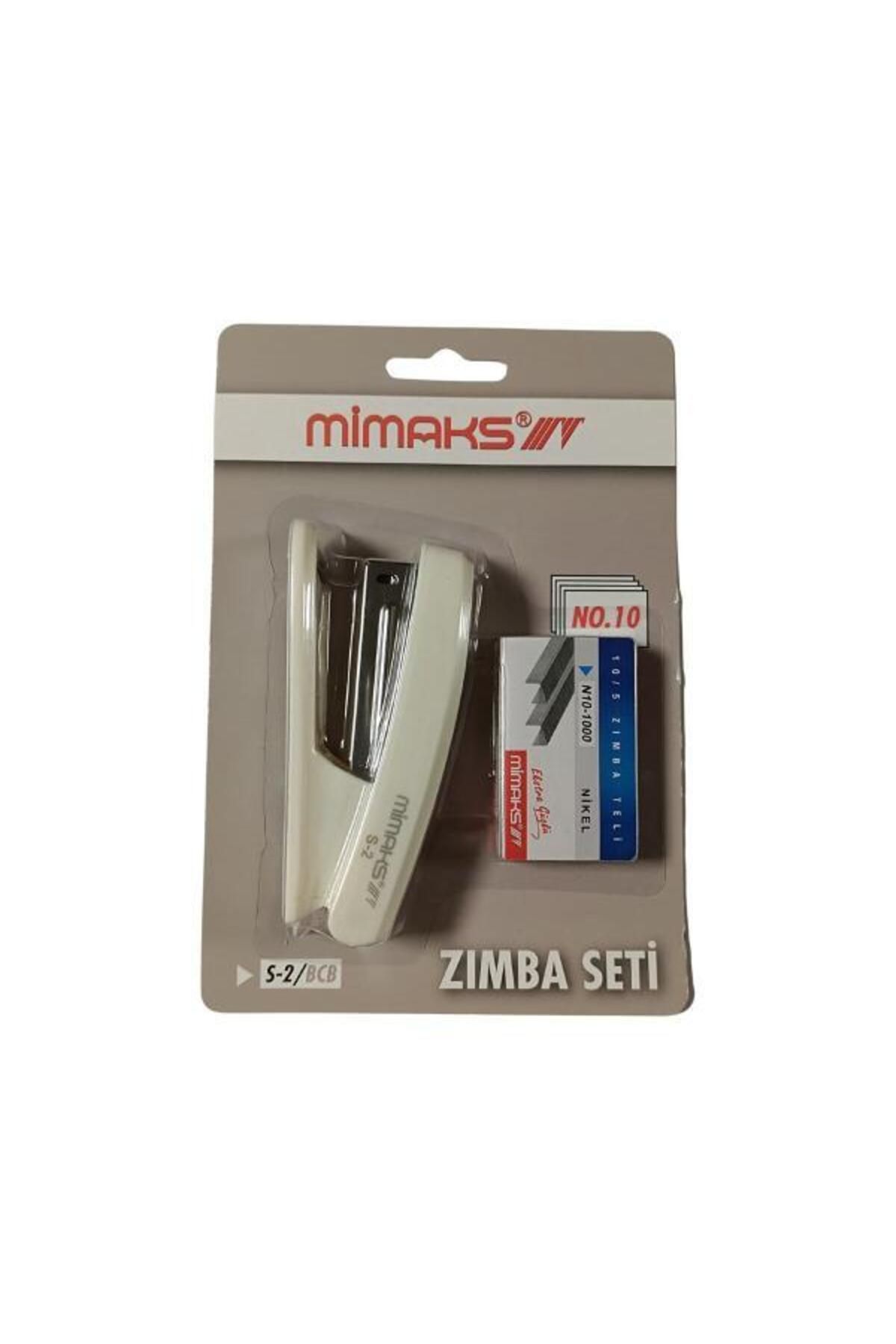 Mimaks-Beige/White Stapler Set - No:10 Code: S-2 1