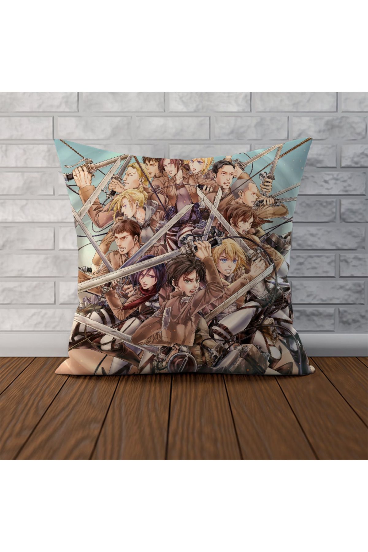 Choice-Decorative Pillowcases 40x40 Attack on Titan Body Pillow Cover 40x40 45x45 Cushions Covers for Be... 3