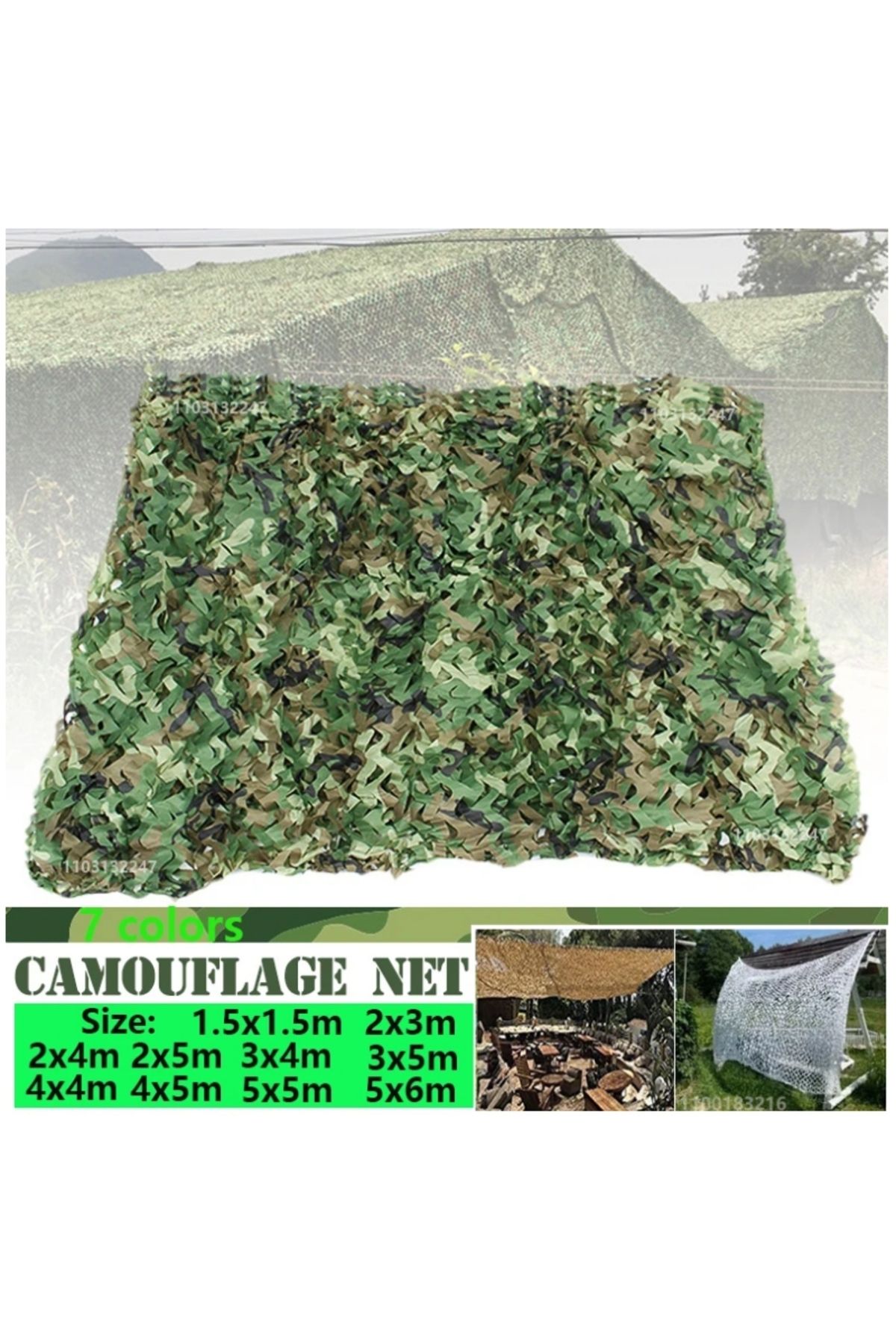 Choice-Military camouflage net pavilion camouflage net shade net garden decoration net green jungle whit... 8