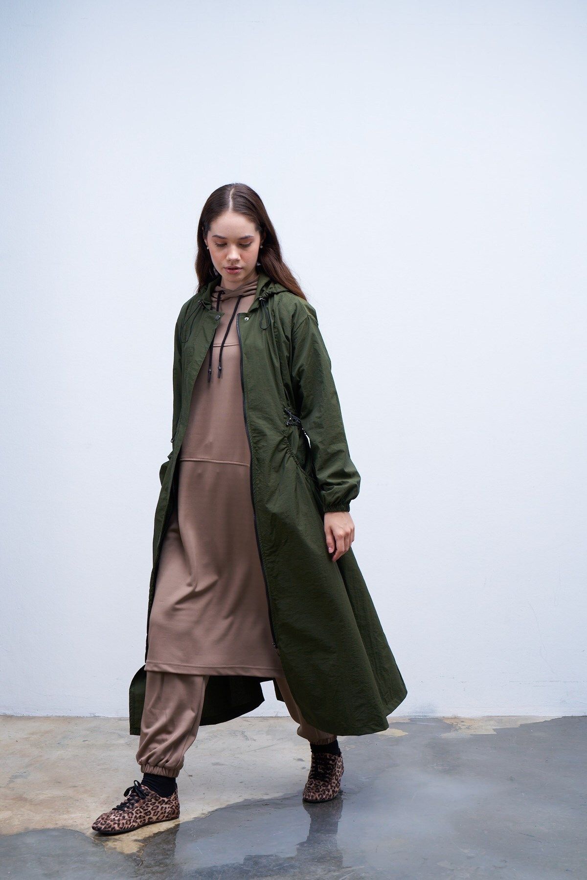 QANU-Green Shine Raincoat 3