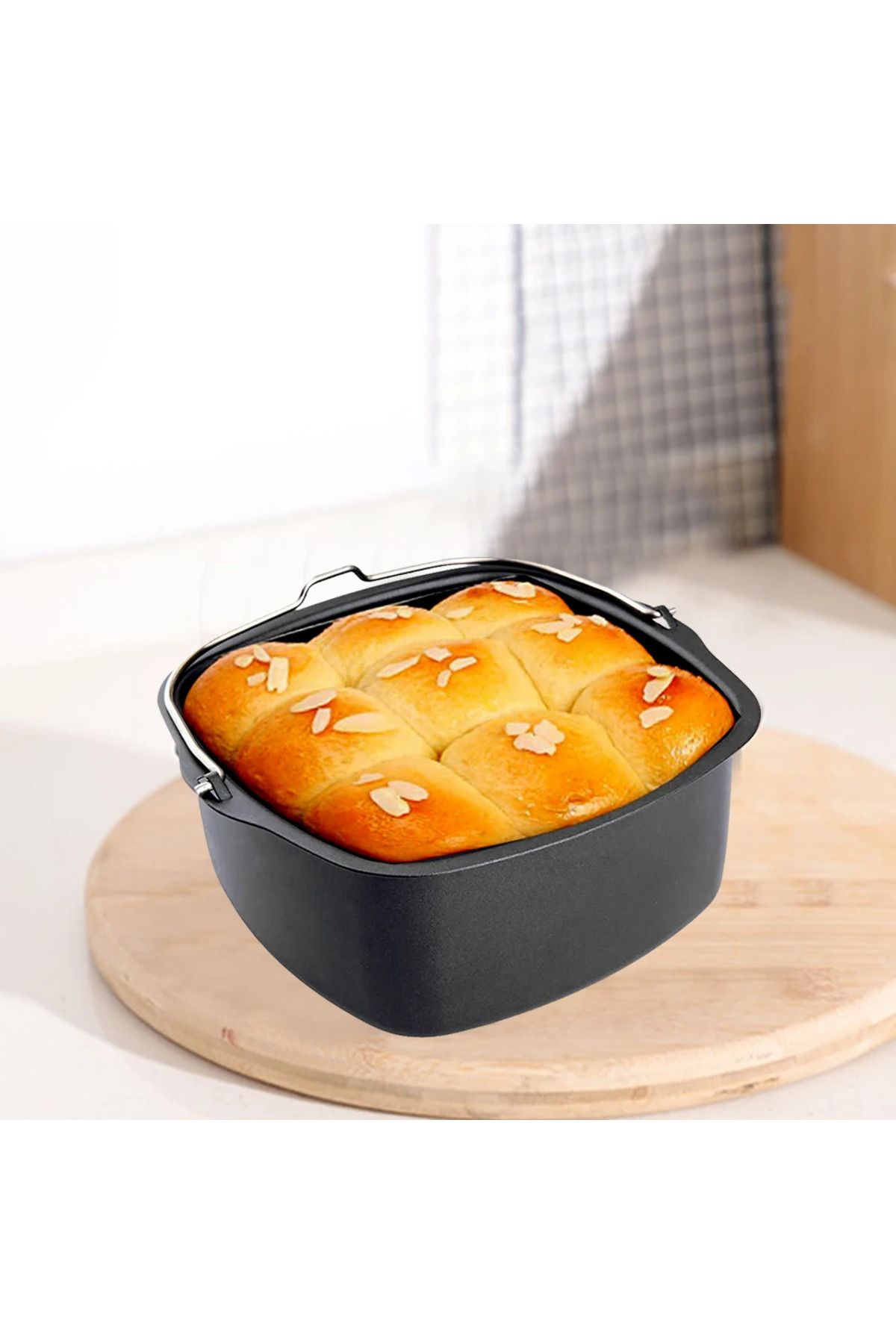 Choice-Air Fryer Non-stick Cake Baking Tray Basket for Philips Baking Dish Pan Air Fryer Kitchen Airfrye... 3