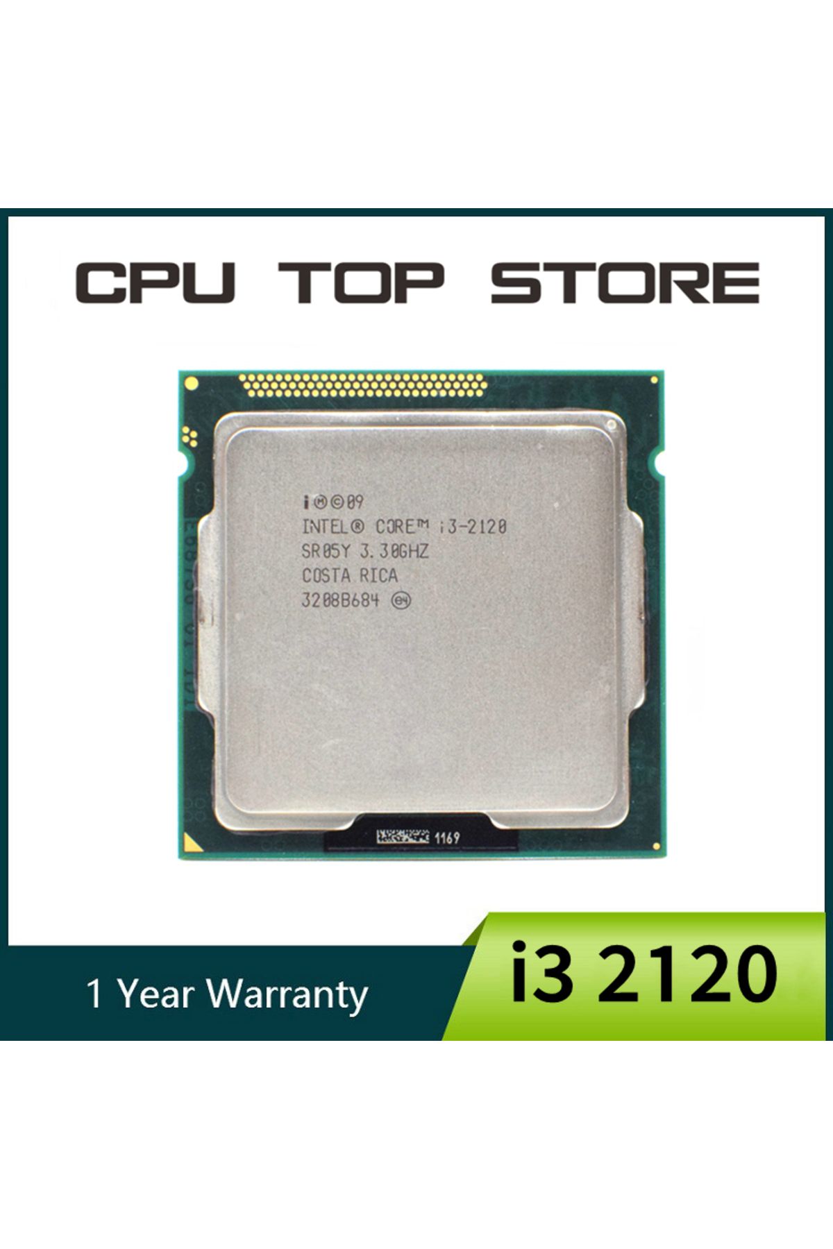 Intel-Intel Core i3 2120 Processor 3.3GHz Dual Core Lga 1155 Desktop CPU 1