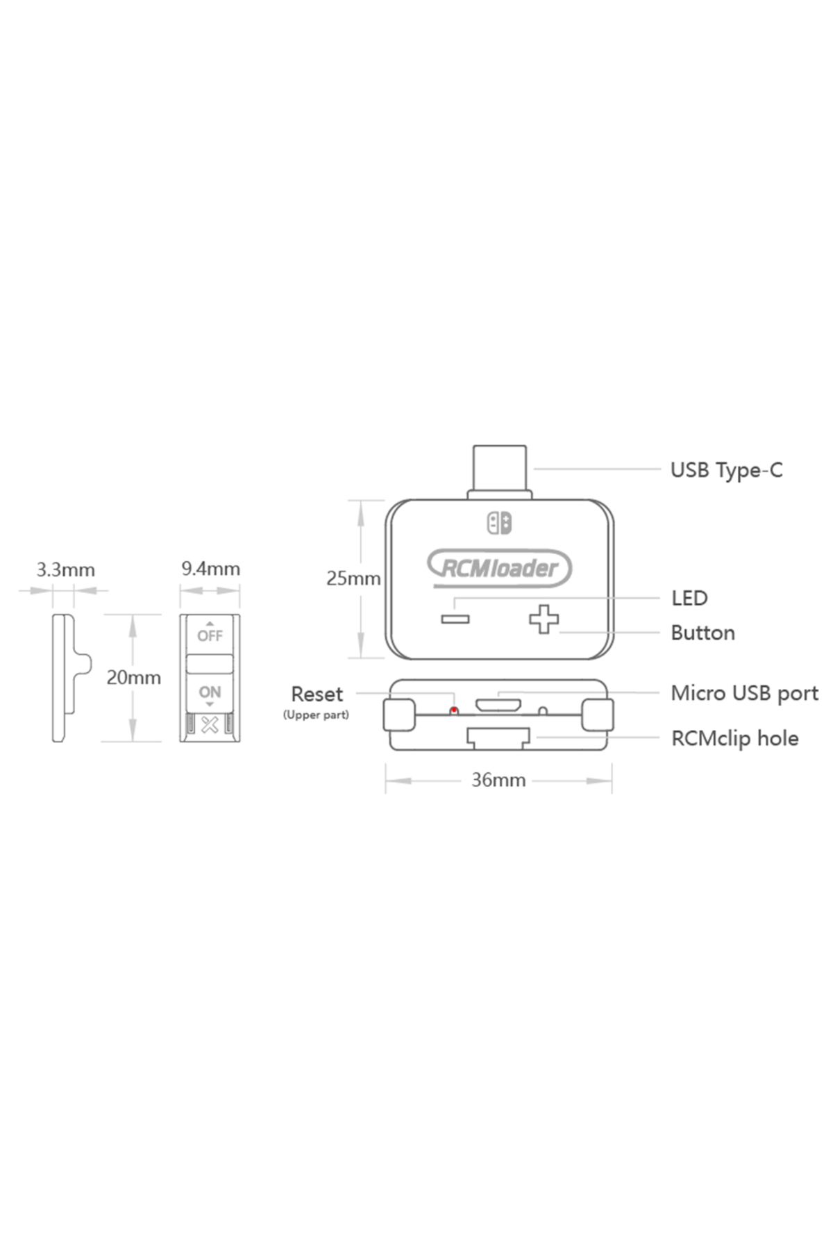KOOGIS-1PCS Switch RCM Loader Original V5 RCM Loader Auto Clip Jig Tool For Nintendo Switch NS Console W... 6
