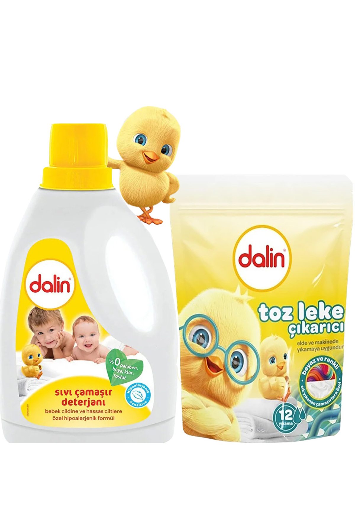 Dalin 2'li Set - Sıvı Çamaşır Deterjanı 1500 ml - X 2 Adet Toz Leke ...