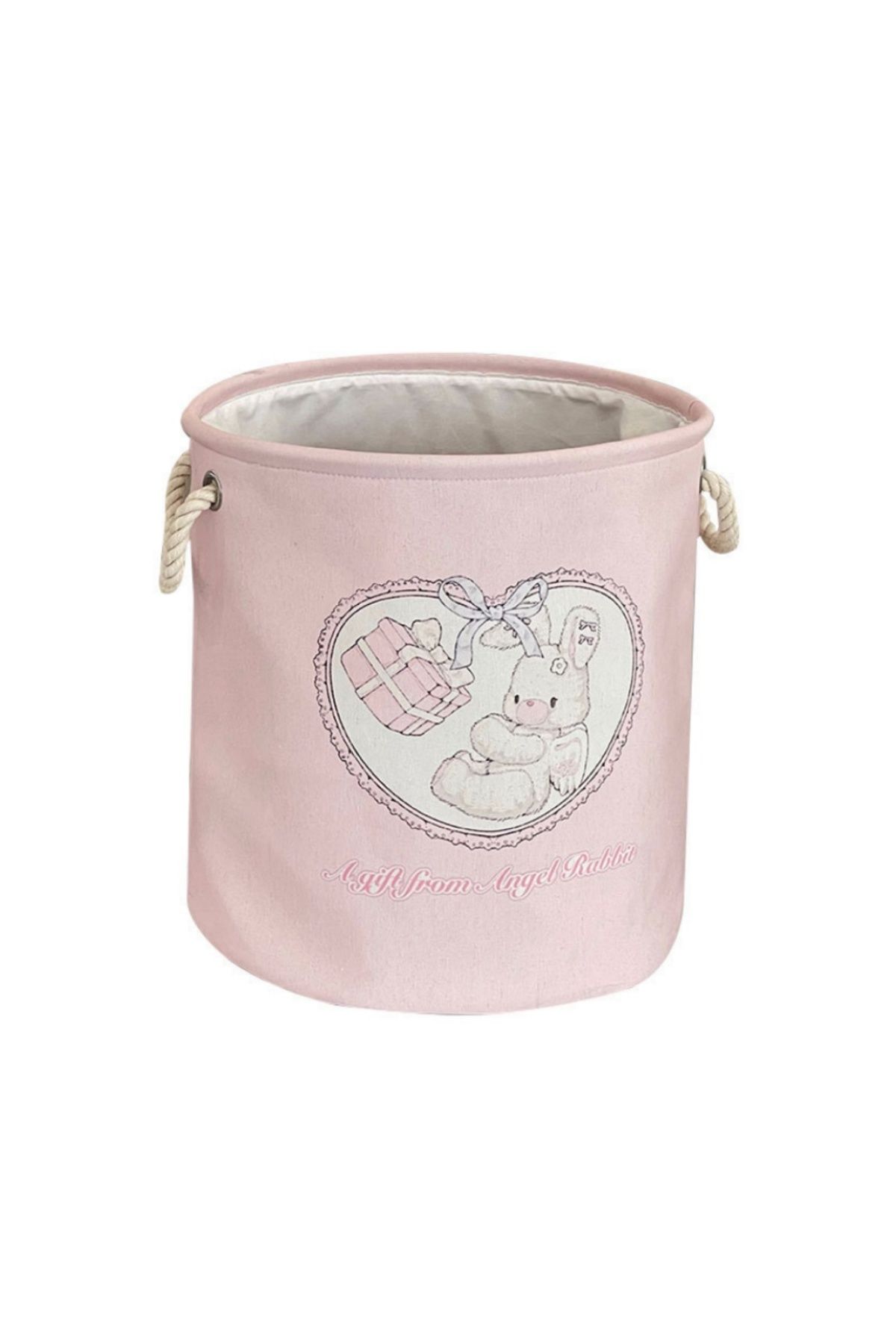 Choice-Large Pink Laundry Basket Kids Toys Storage Basket with Handles Fabric Foldable Cute Cartoon Cast... 7