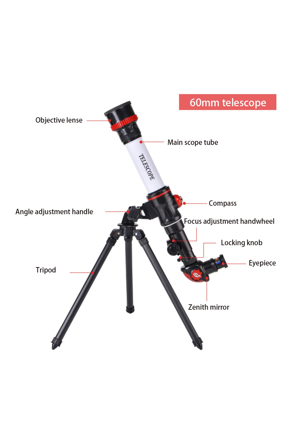 ALLOYSEED-Professional Astronomical Telescope for Space Monocular HD High Magnification Eyepiece Powerful B... 6