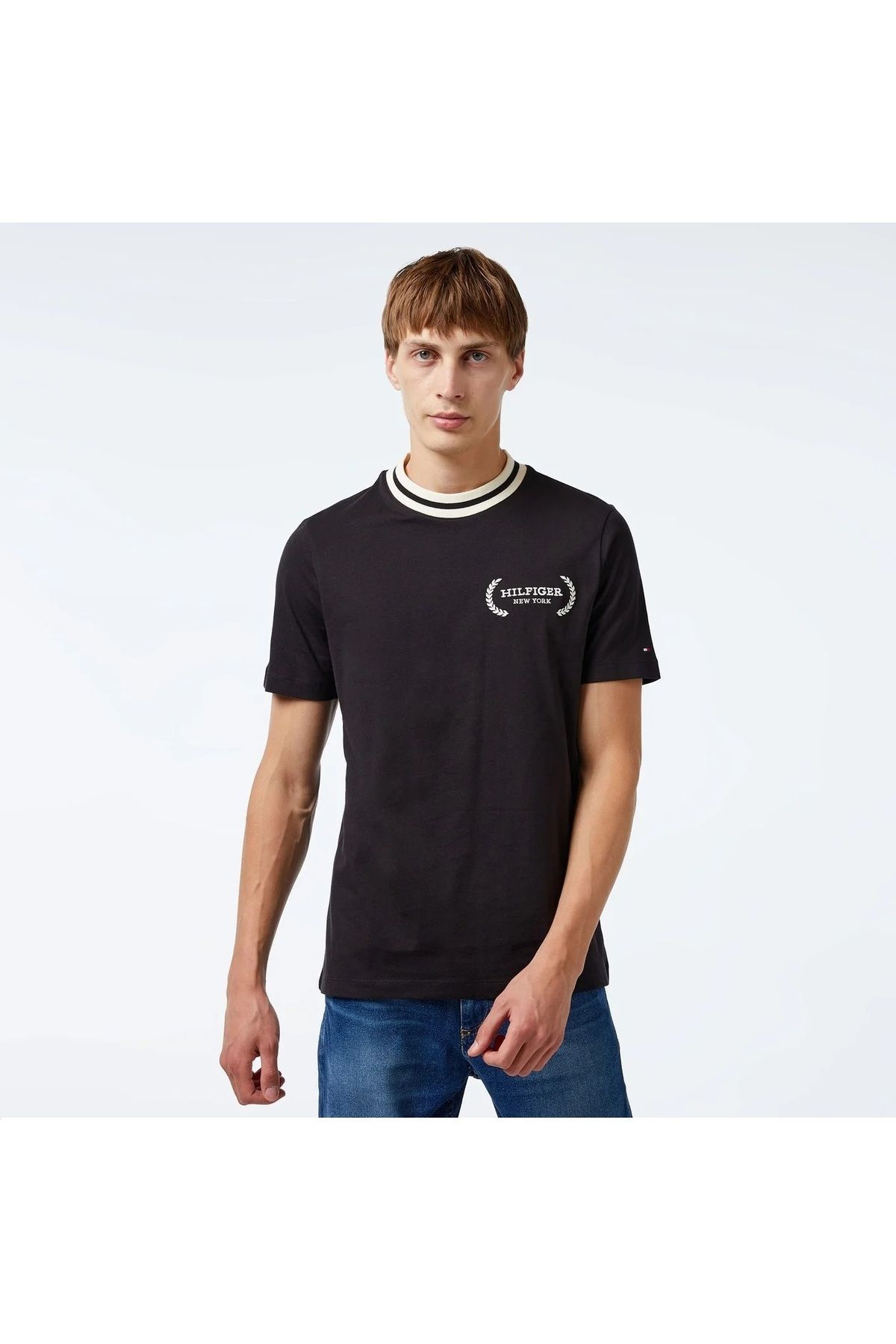 Hilfiger Denim __TommyHilfiger Serif Flag Back Logo T-shirt