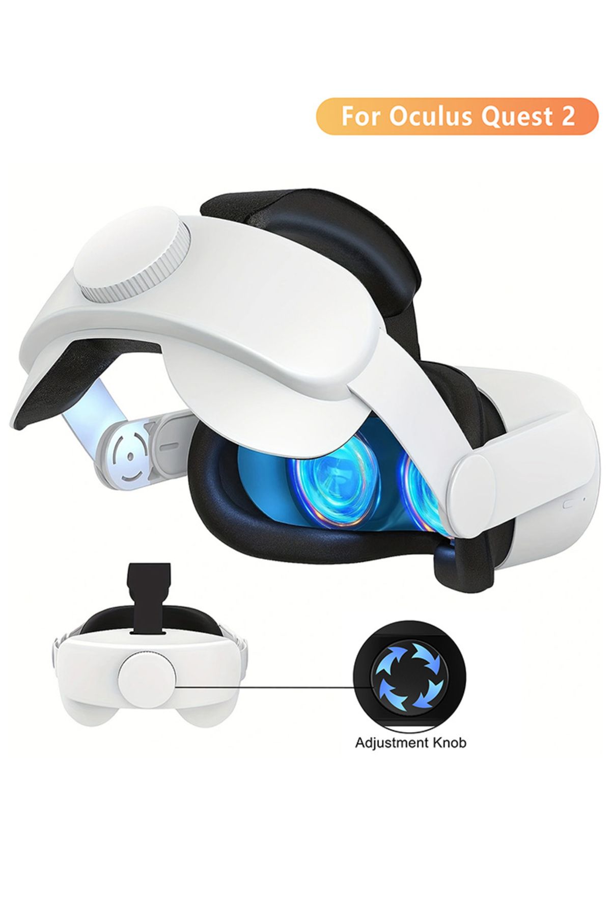 Choice-Head Strap Compatible with Oculus Quest 2,Meta Quest 2 Accessories Adjustable Elite Strap Replace... 7