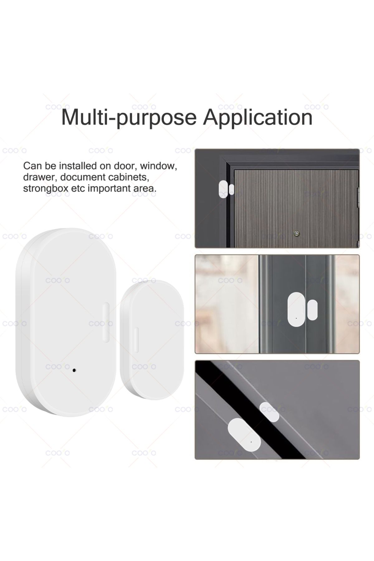 Choice-Ewelink Zigbee Door Sensor Wireless Magnetic Window Open Closed Alarm Detector Works With Zigbee2... 3