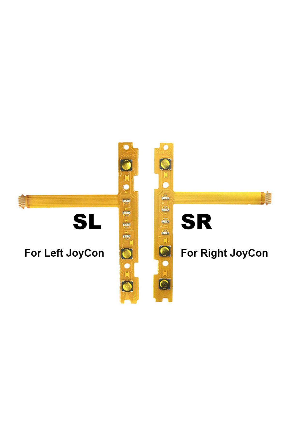 Choice-2Pcs L/R SL SR Button Key Flex Cable Replacement Parts For Nintendo Switch Joy-Con  /JoyCon 7