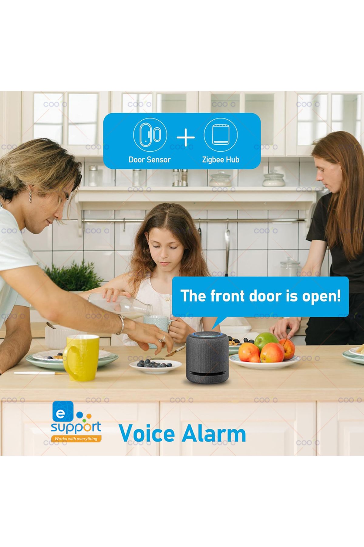Choice-Ewelink Zigbee Door Sensor Wireless Magnetic Window Open Closed Alarm Detector Works With Zigbee2... 6