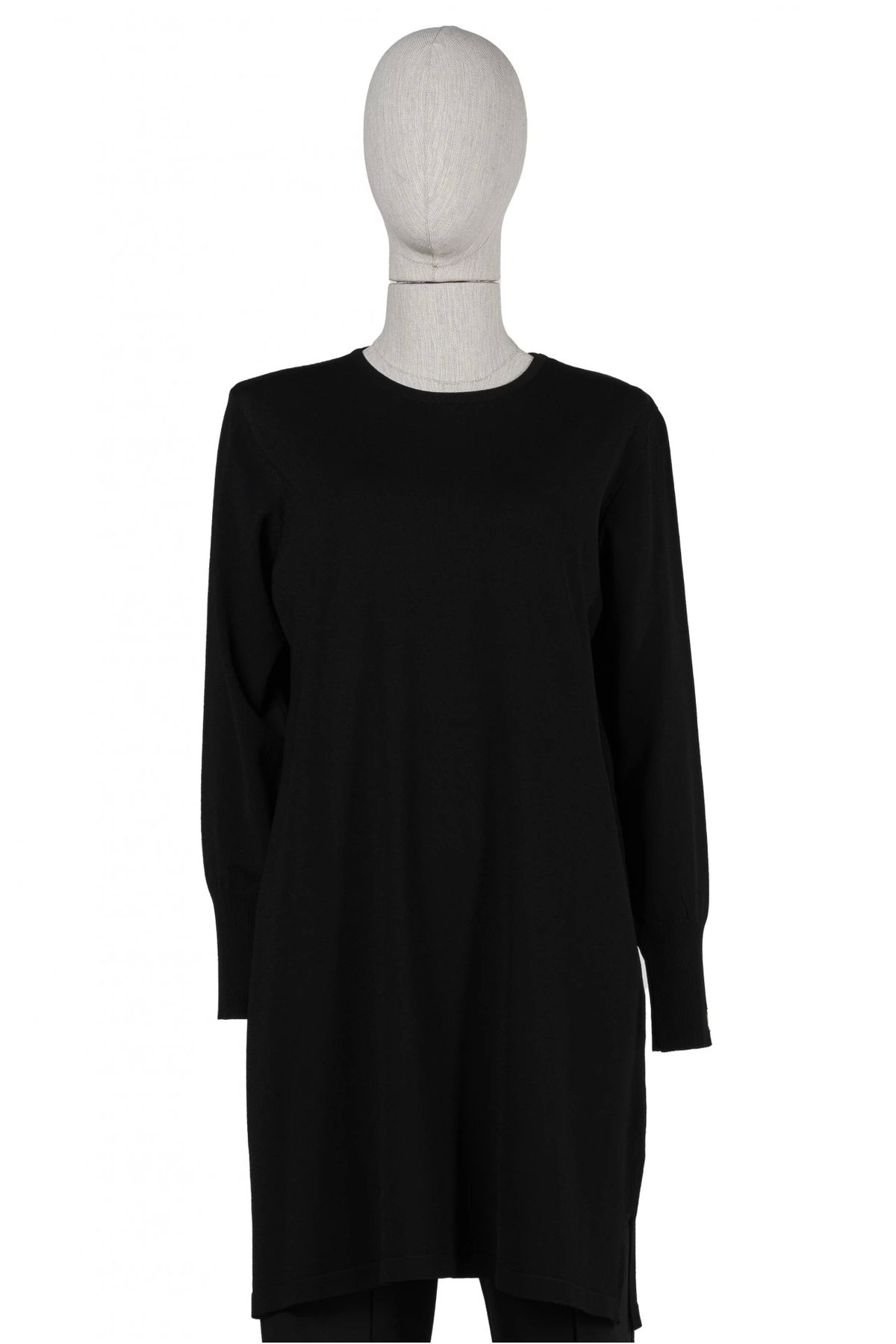 Invee-Plain Women's Tunic Black 1