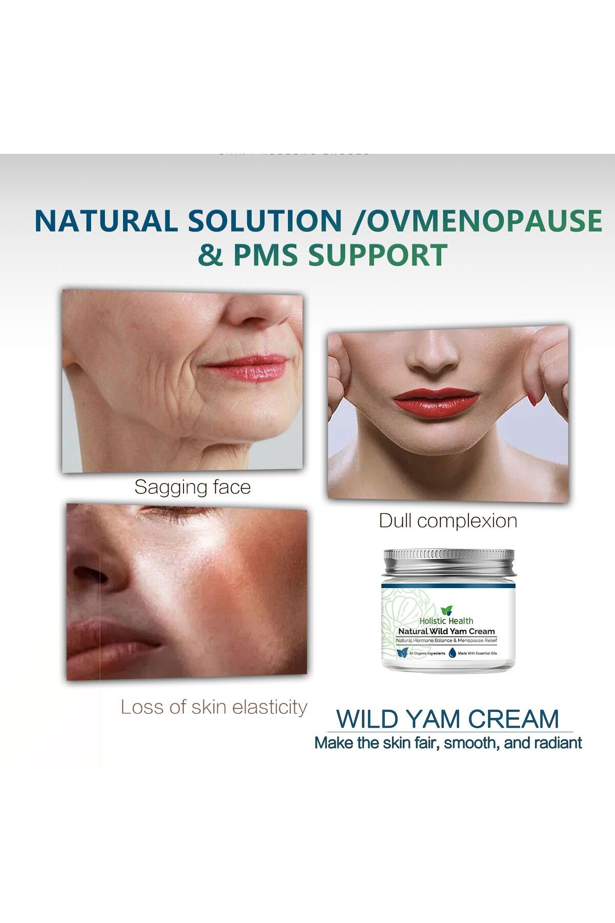 Choice-50g Yilest Hormone Yam Cream Wild Yam Balancing Natural Organic Yam Facial Firming And Aging Mois... 4
