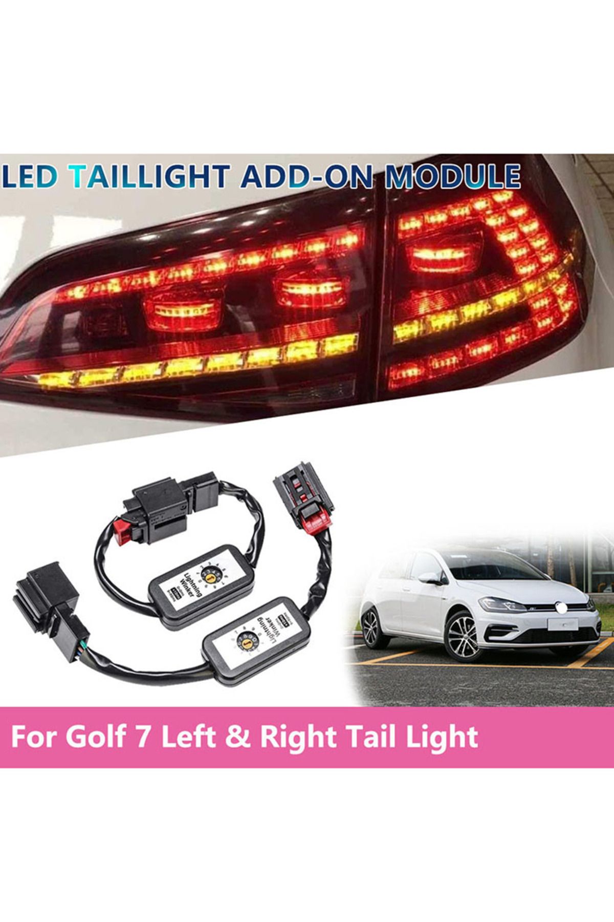 Choice-Dynamic Blinker Module Kit 12V Cable Harness Tail Light Waterproof Dynamic Turn Signal Light Indi... 8