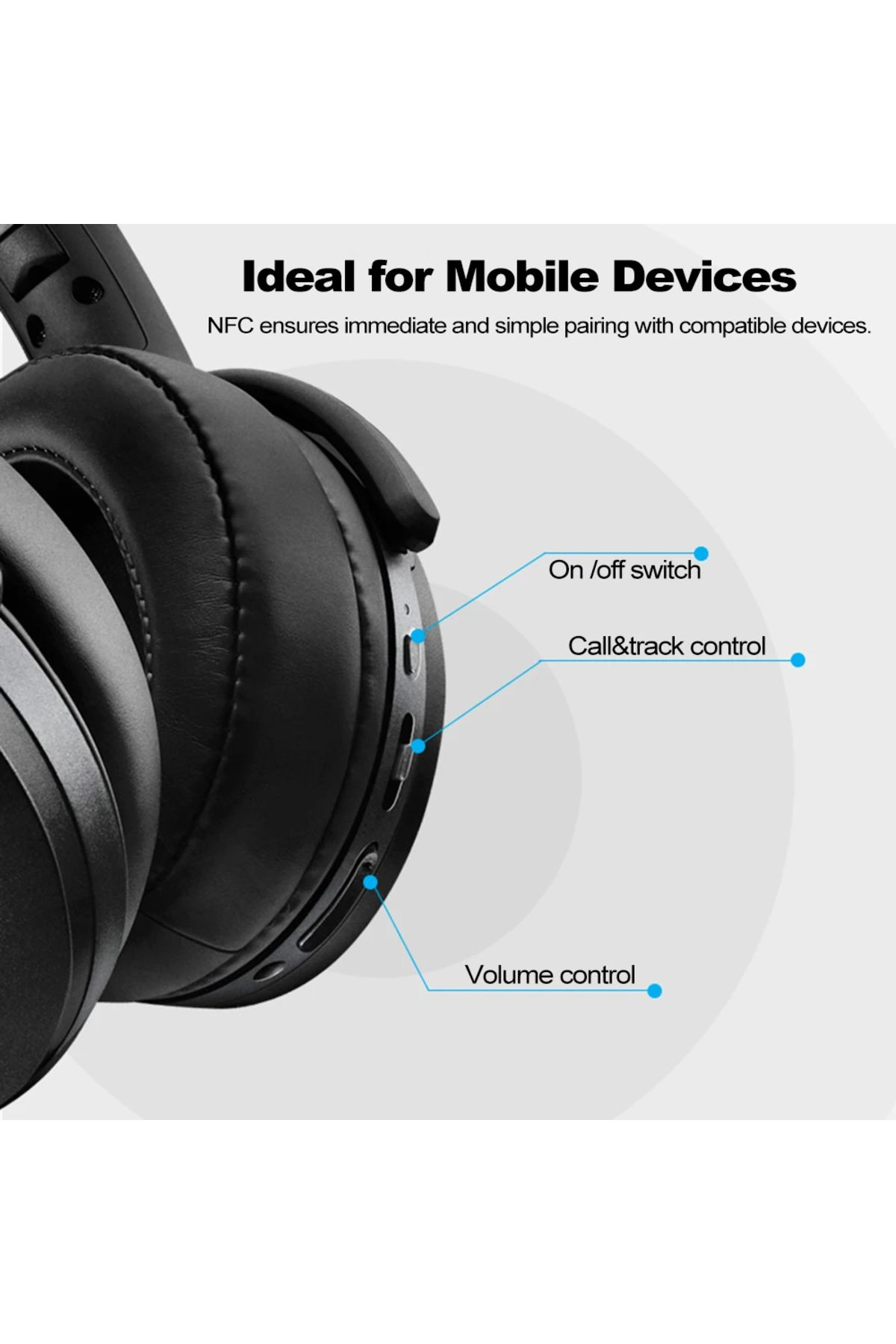 Choice-Sennheiser HD 4.40BT Wireless Bluetooth Headphones Over-ear Hi-Fi Headset Noise Cancelling Headph... 4