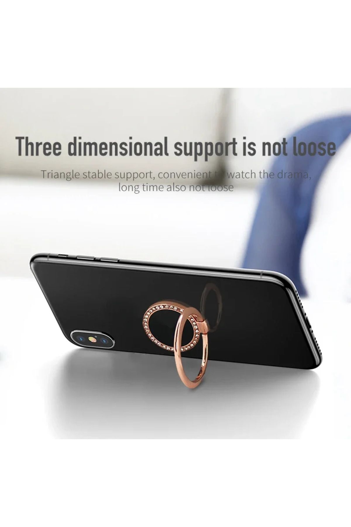 Choice-Finger Ring Mobile Phone Holder Stand 360 Degree Foldable Magnet Metal Hand Band Bracket Portable... 4