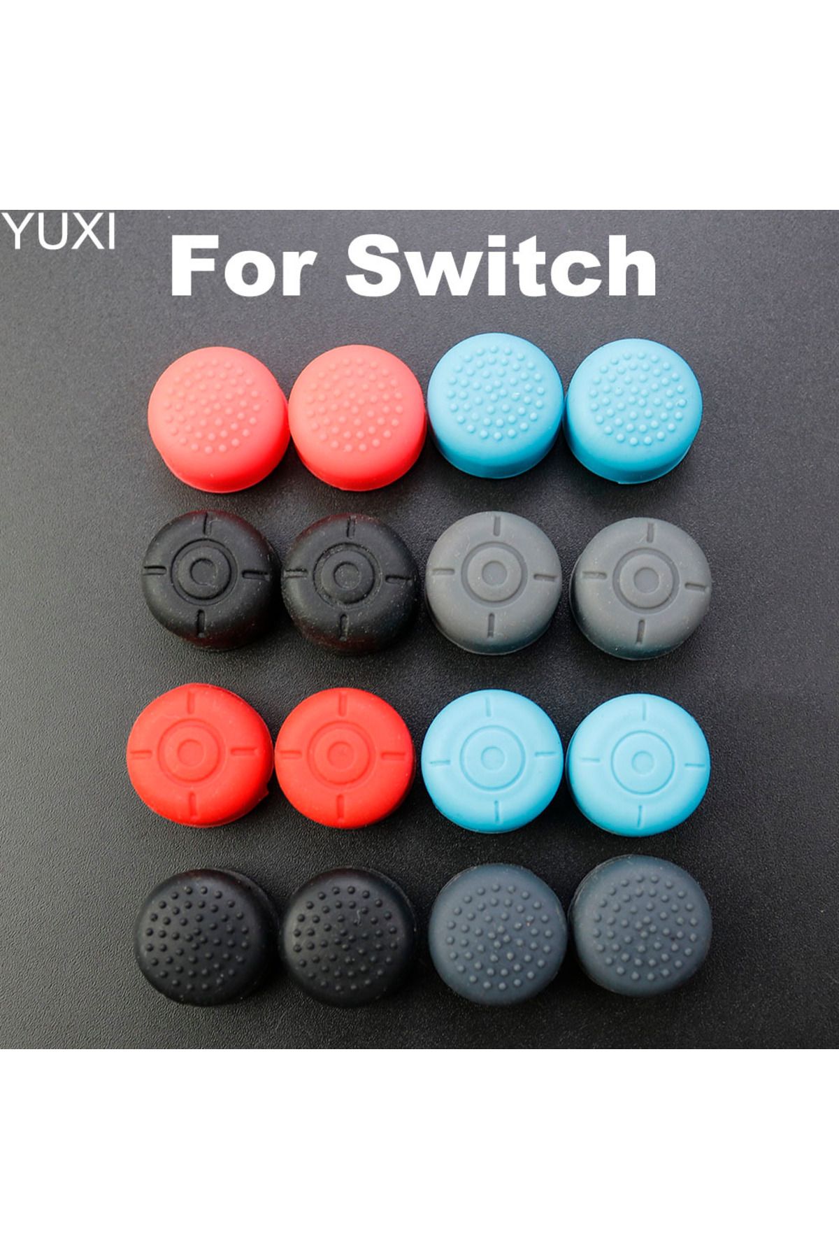Choice-YUXI 1pcs For Switch NS JoyCon Analog Thumb Stick Grips Caps For Switch Joy-Con Controller Cover ... 2