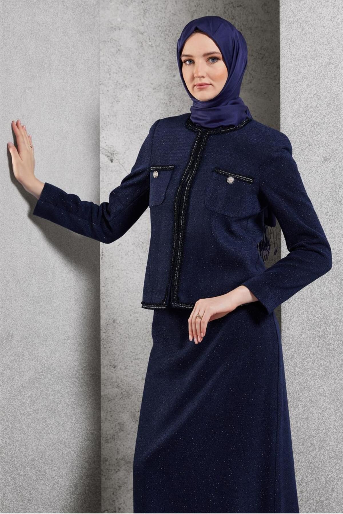کت و شلوار TWEED دامن 30501 Alvina
