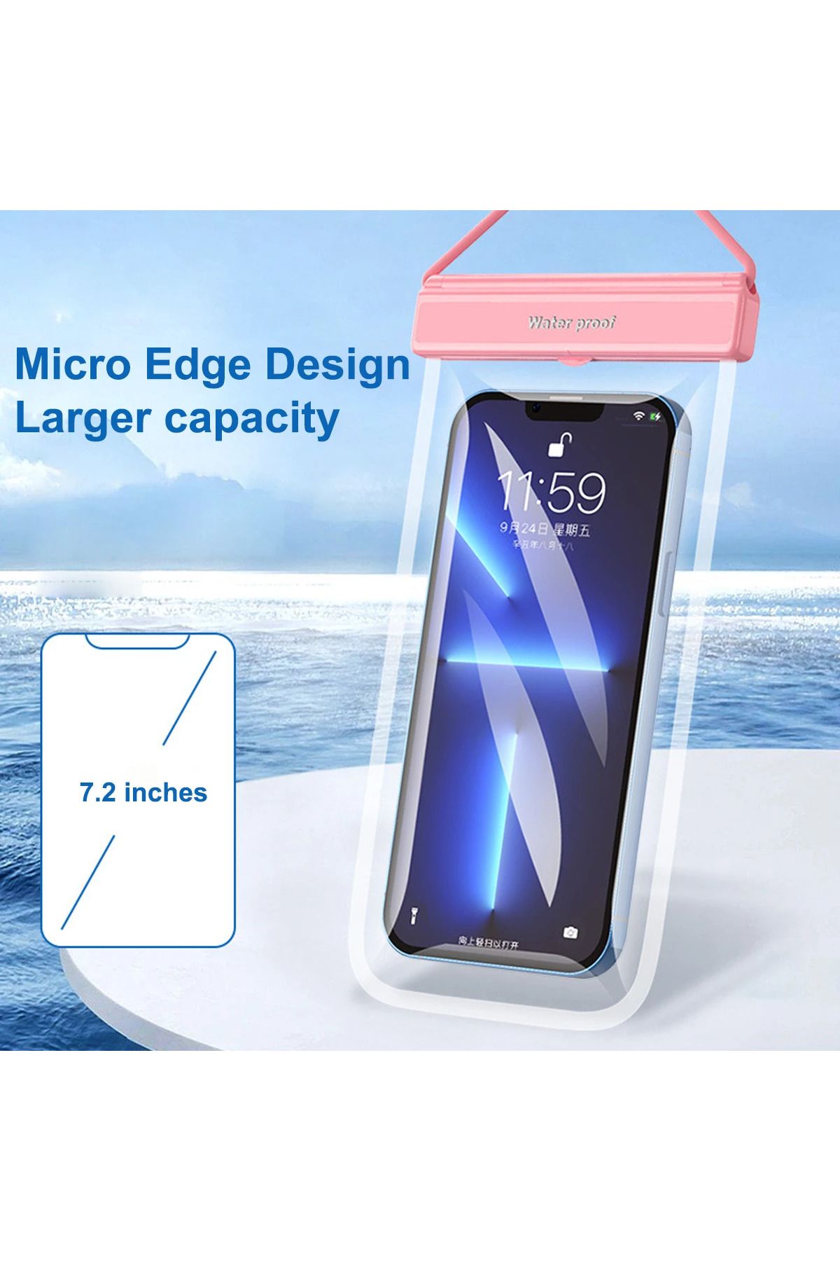 Choice-Waterproof Phone Case Pouch Bag for IPhone 13 14 15 Pro Max Case Swimming Dry Bag Underwater Cove... 7