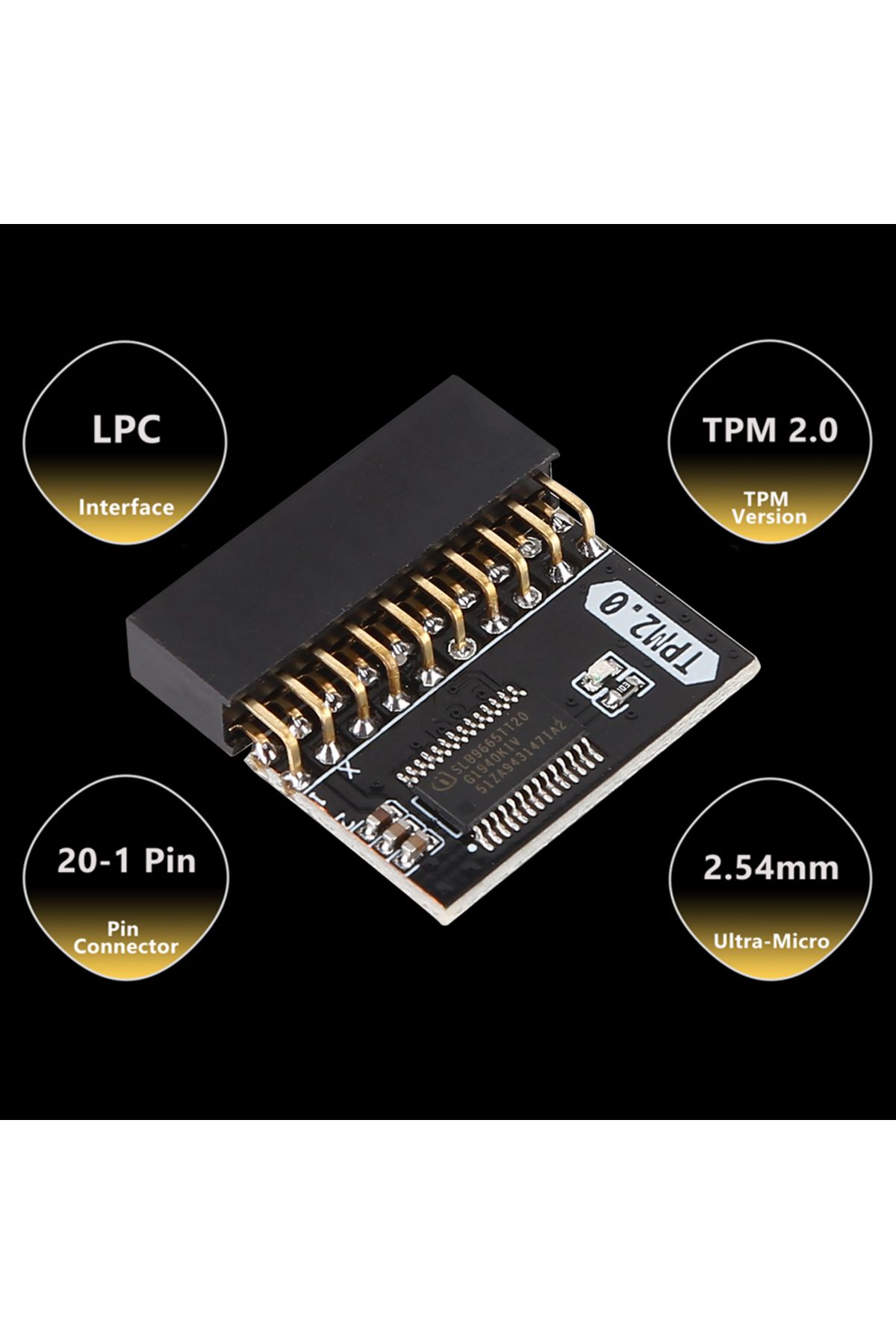 Choice-TPM 2.0-9665 Encryption Security Module Pitch LPC TPM GA 20-1 GC-TPM2.0 For ASUS Gigabyte Motherb... 6