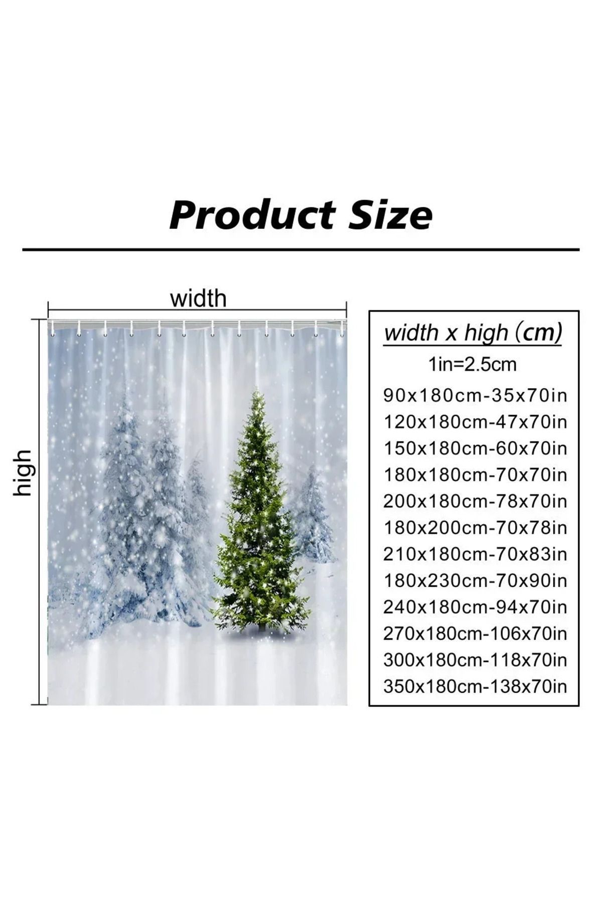 Choice-Eerie Atmosphere of Dark Fantasy Bathroom Shower Curtain Waterproof Fabric Bathroom Curtains Fold... 5