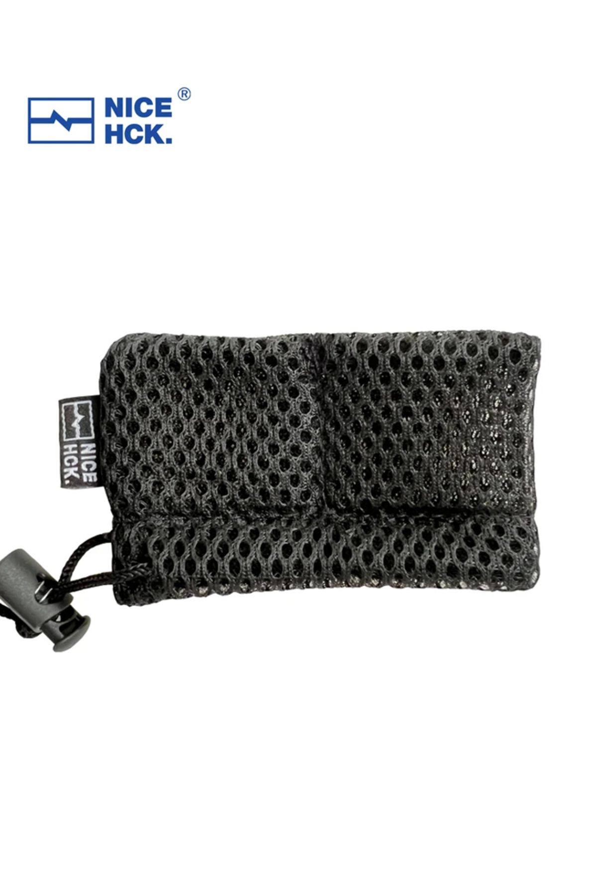 kankeirr-5pcs Nicehck Black Hifi Earphone Mesh Carrying Bag Earbud Protection Pouch Rub Resistance Usb Cable 7
