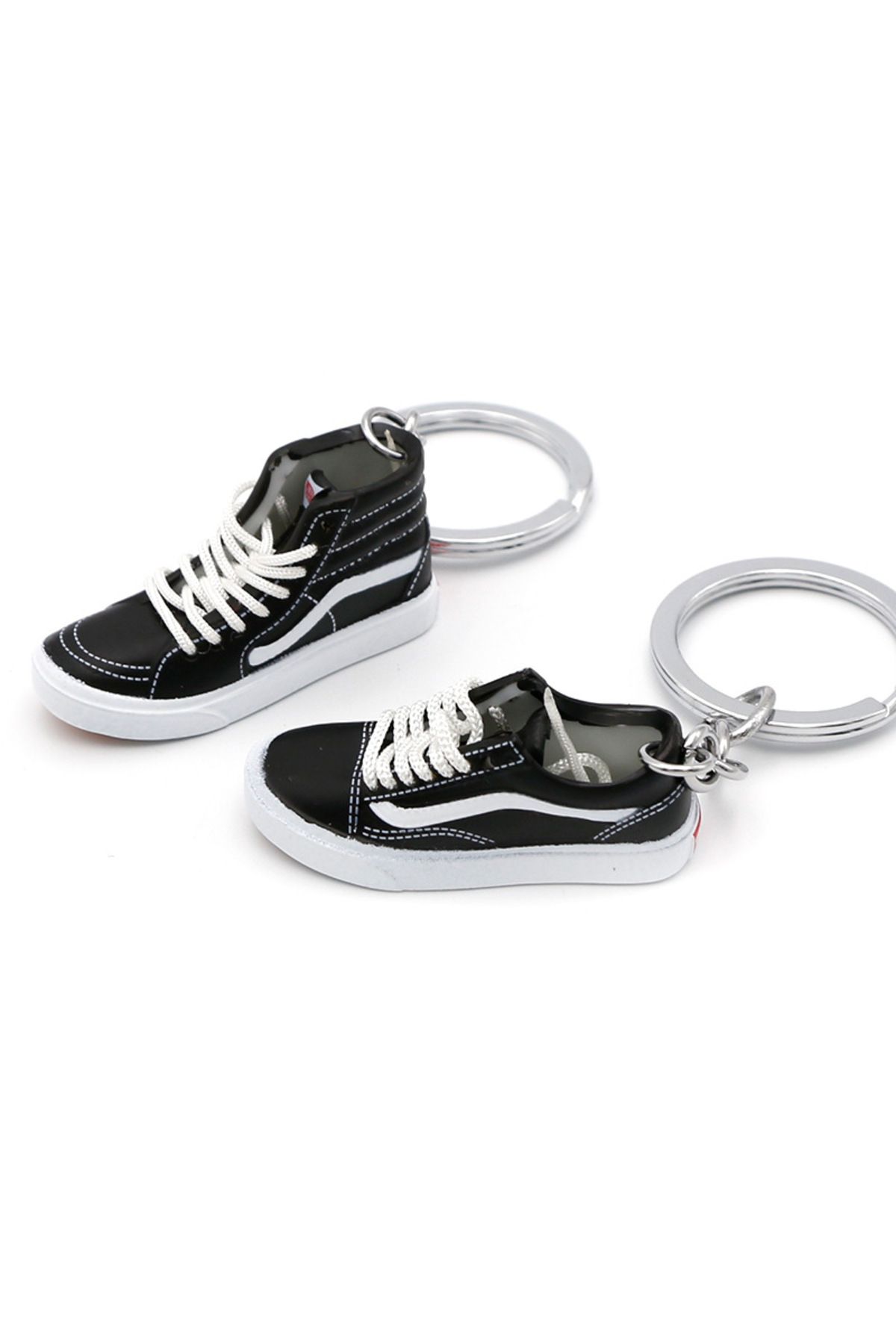 Choice-Skateboard shoes Keychain pendant jewelry classic retro high-top low-top 3D mini trend shoes pend... 4