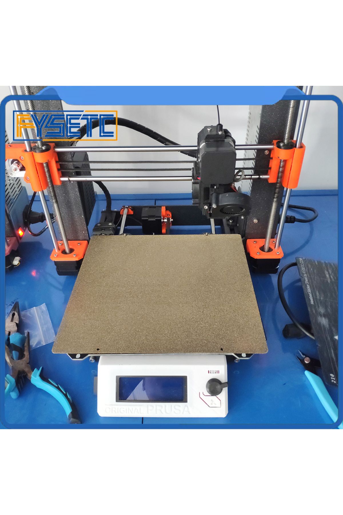 Choice-Prusa I3 MK3 MK52 Double Sided Textured PEI Spring Steel Sheet Powder Coated Build Plate for Prus... 5