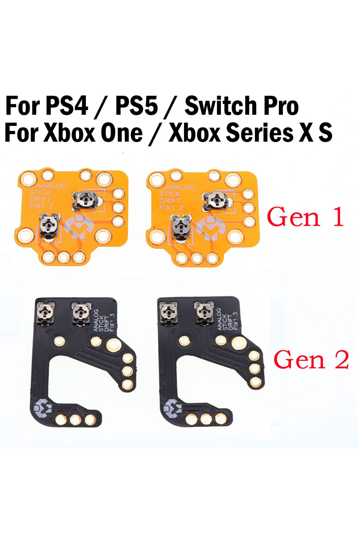 Choice-2PCS Universal Gamepad Joystick Drift Repair Board Controller Analog Thumb Stick Drift Fix Mod Fo... 2
