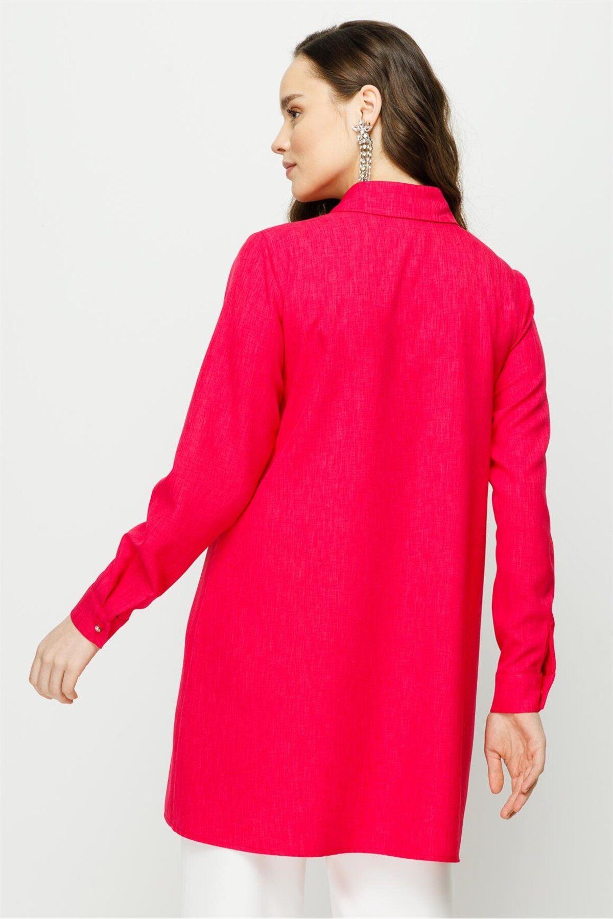 Esswaap-Fuchsia Tunic - Stone Detailed and Allerli 6