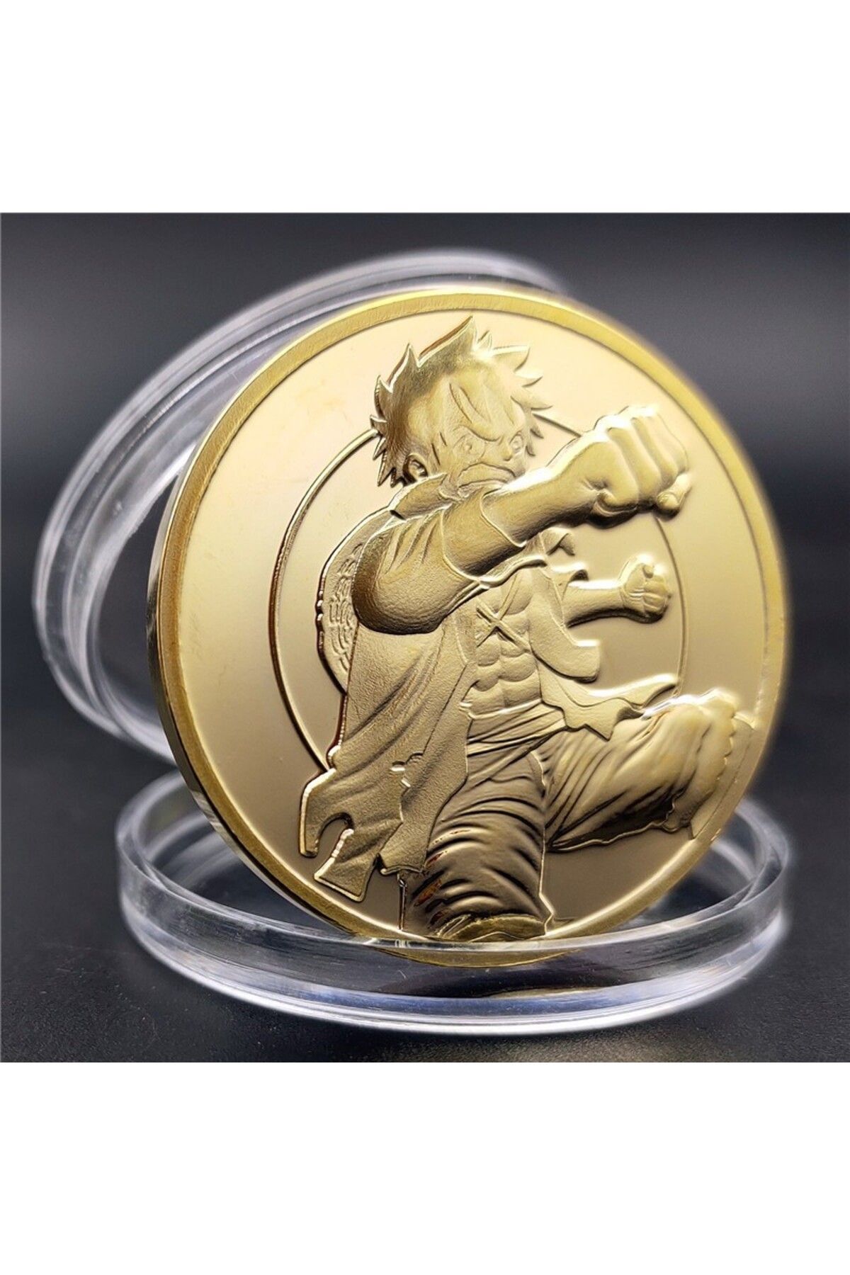 Choice-Gold Coins One Piece Anime Luffy Commemorative Coin Anime Roronoa Zoro Souvenir Art Collection Gi... 1