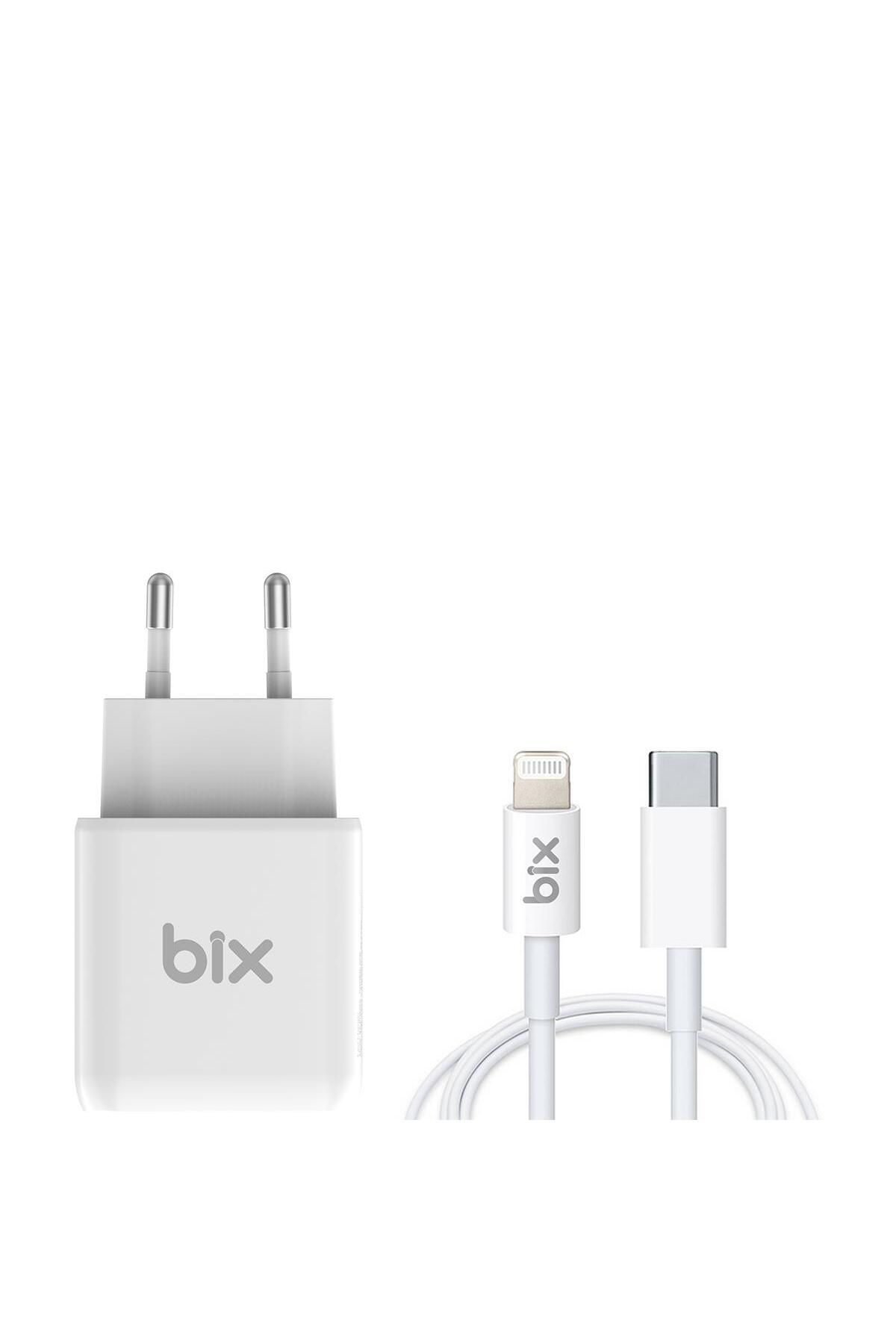 Bix Bx-cl20ta 20w Pd Hızlı Şarj Adaptörü 3a Usb-c'den Lightning Kablo