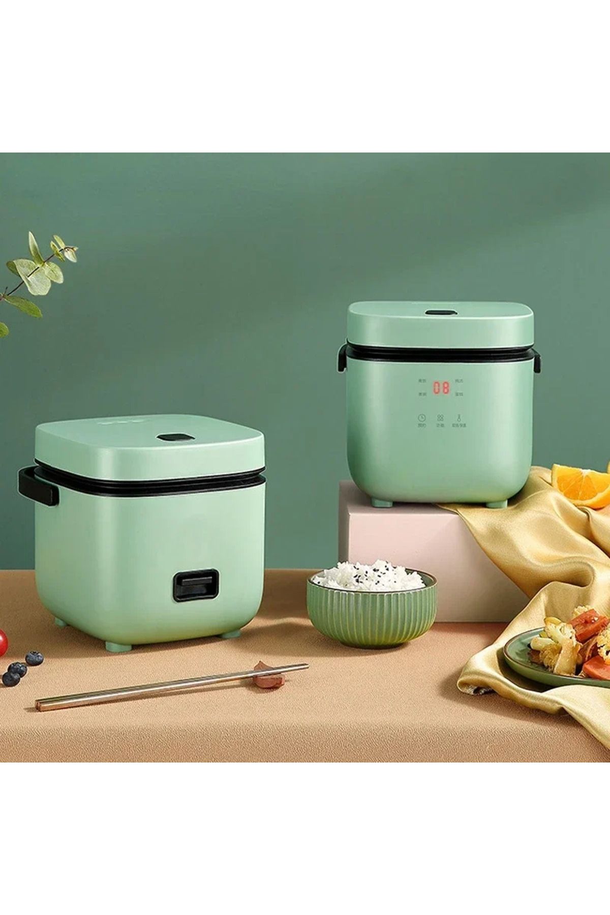 Choice-1.2L Mini Electric Rice Cooker Intelligent Automatic Household Kitchen Cooker 1-2 People Small Fo... 2