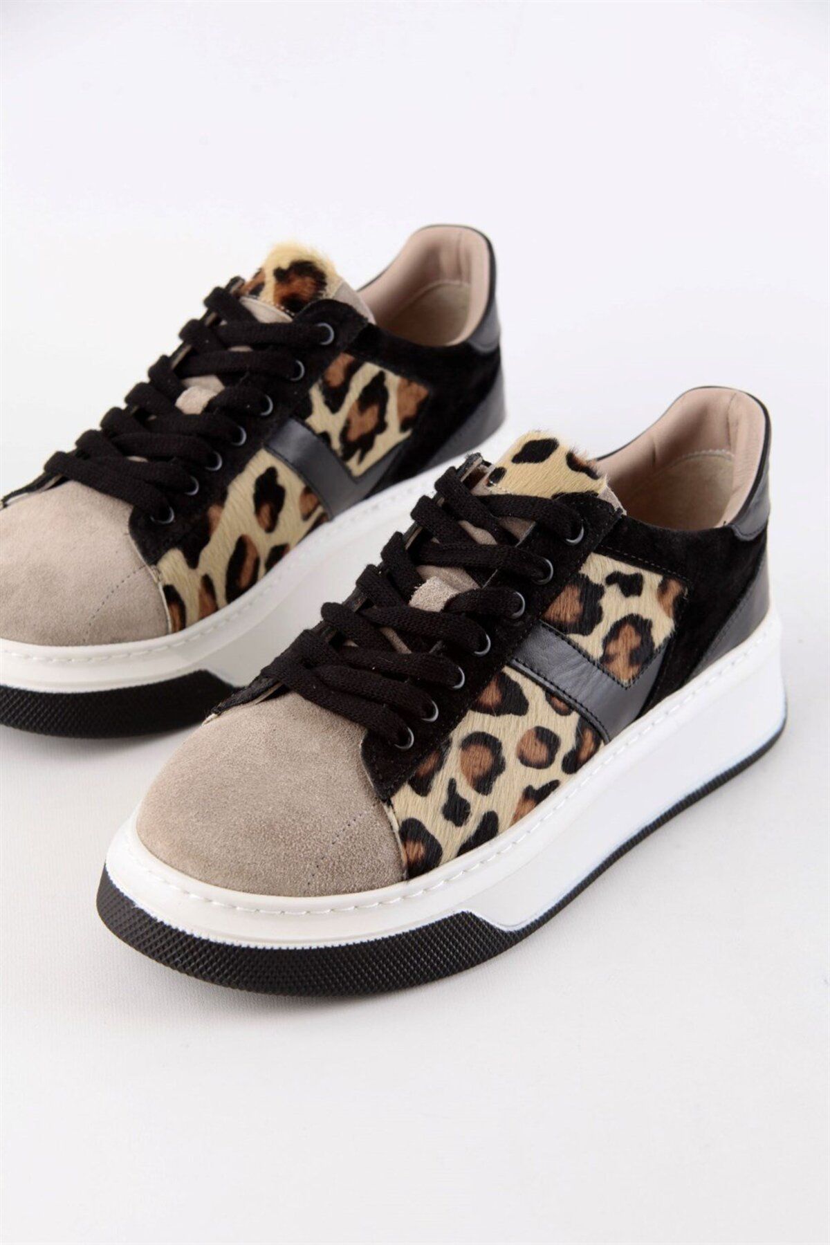 NILUFARR-Tyler Leopard Genuine Leather Women's Sneakers 7