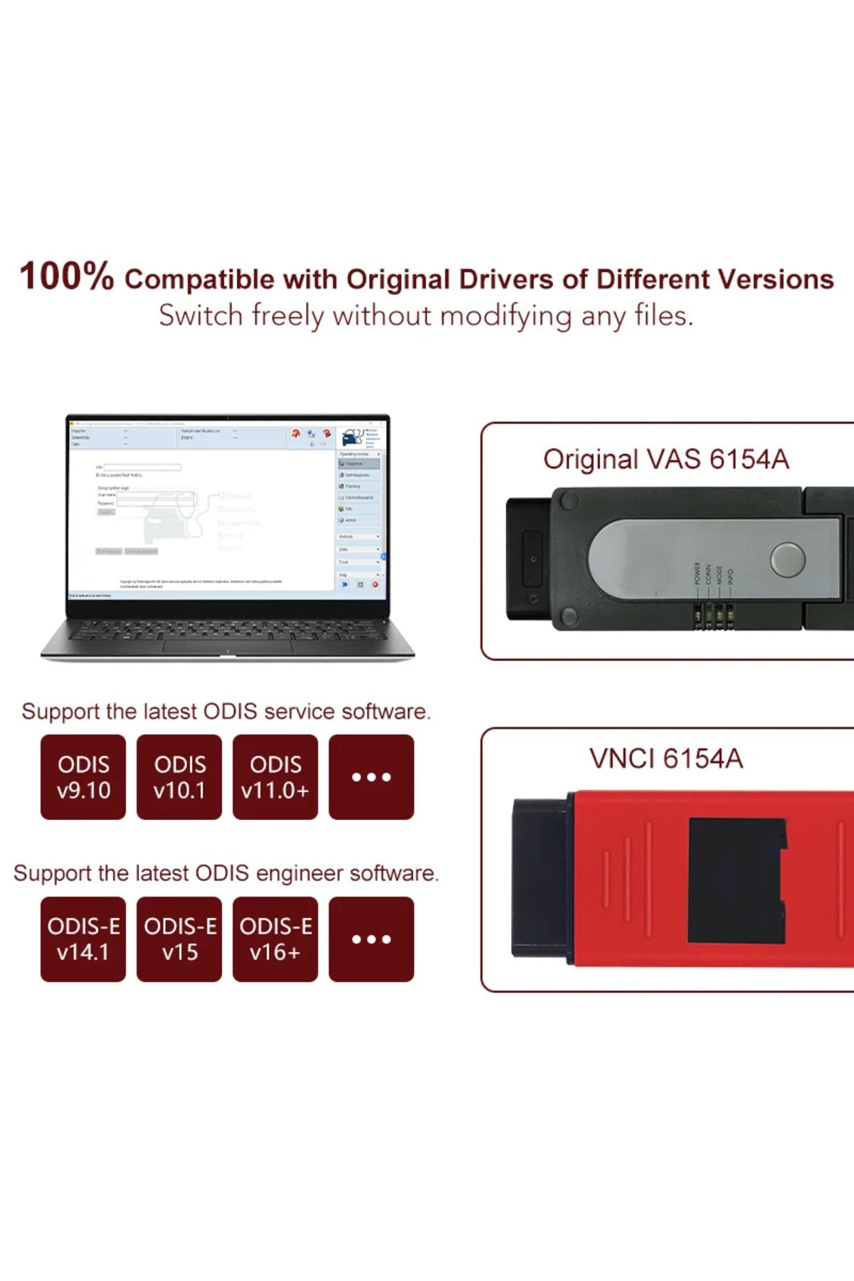 YIQIXIN-Car Diagnostic Tool For VNCI 6154A ODIS 11 Support Latest Version Software And CAN FD DoIP Protoc... 3