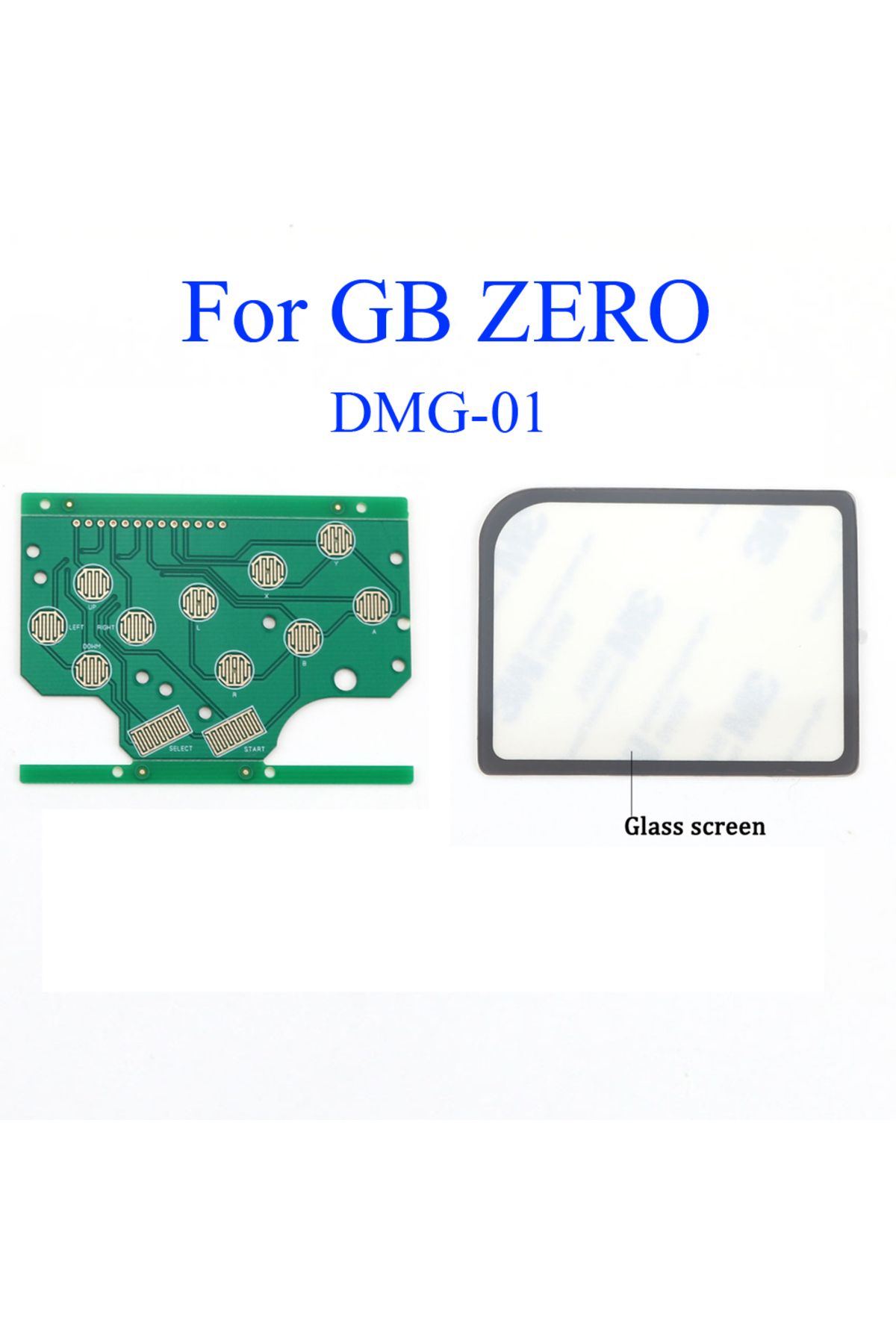 Choice-1Set Glass Screen Mirror Button PCB Board for GB Raspberry Pi Zero for Game Boy GB Zero DMG-001 R... 2