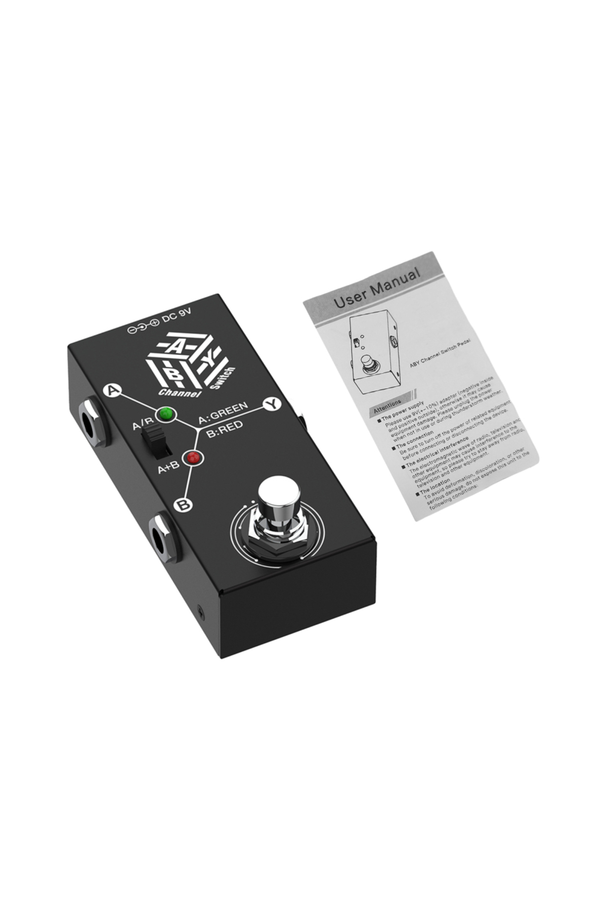 Choice black Guitar Pedals ABY Box Line Selector AB Switch Mini