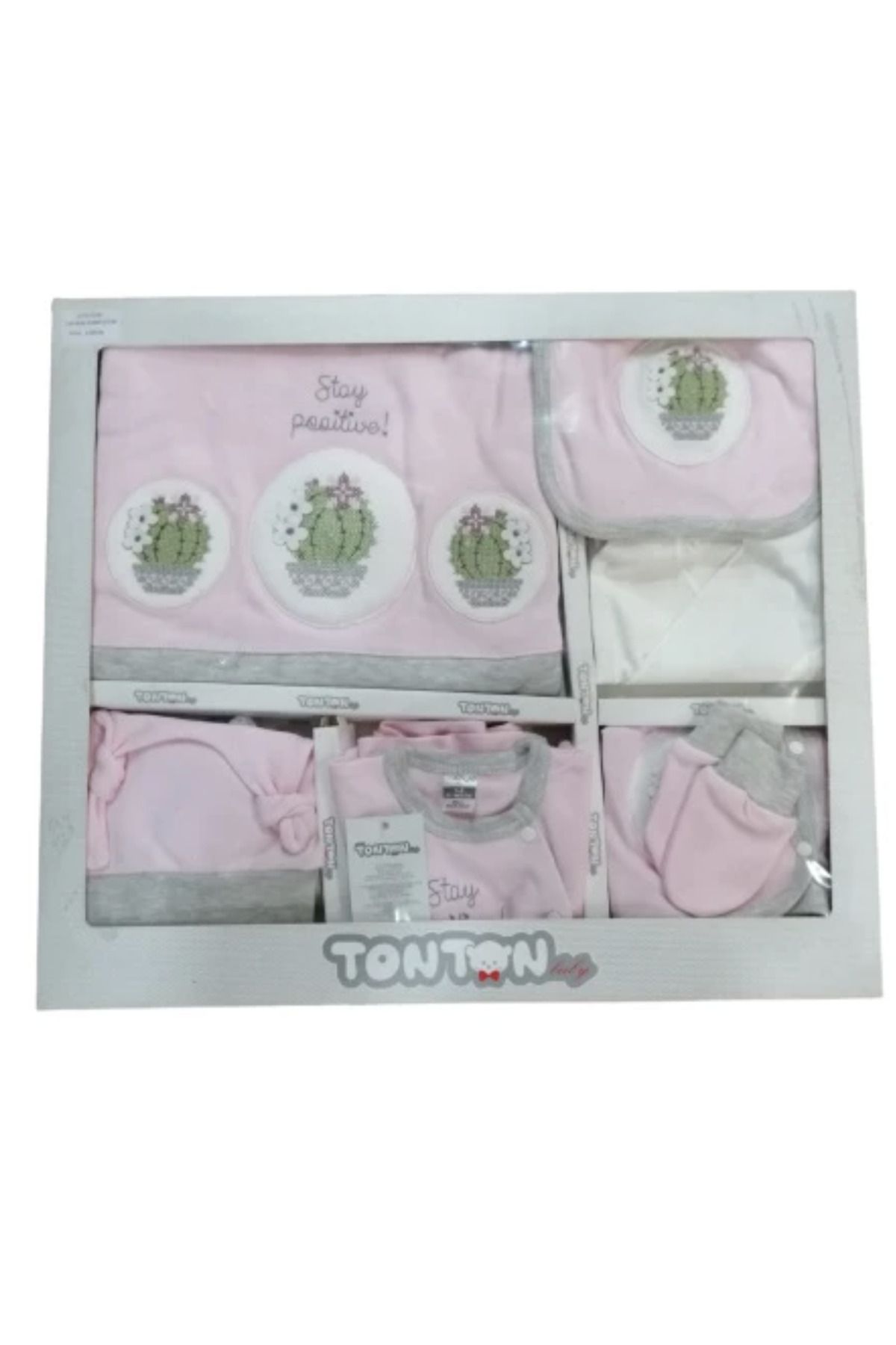 TONTON BABY 130-10'Lu Zıbın Set Kaktüs