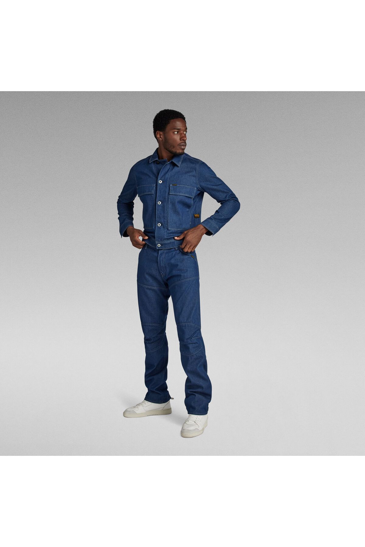 شلوار جین آبی مردانه G STAR RAW 5620 3D منظم G-STAR RAW