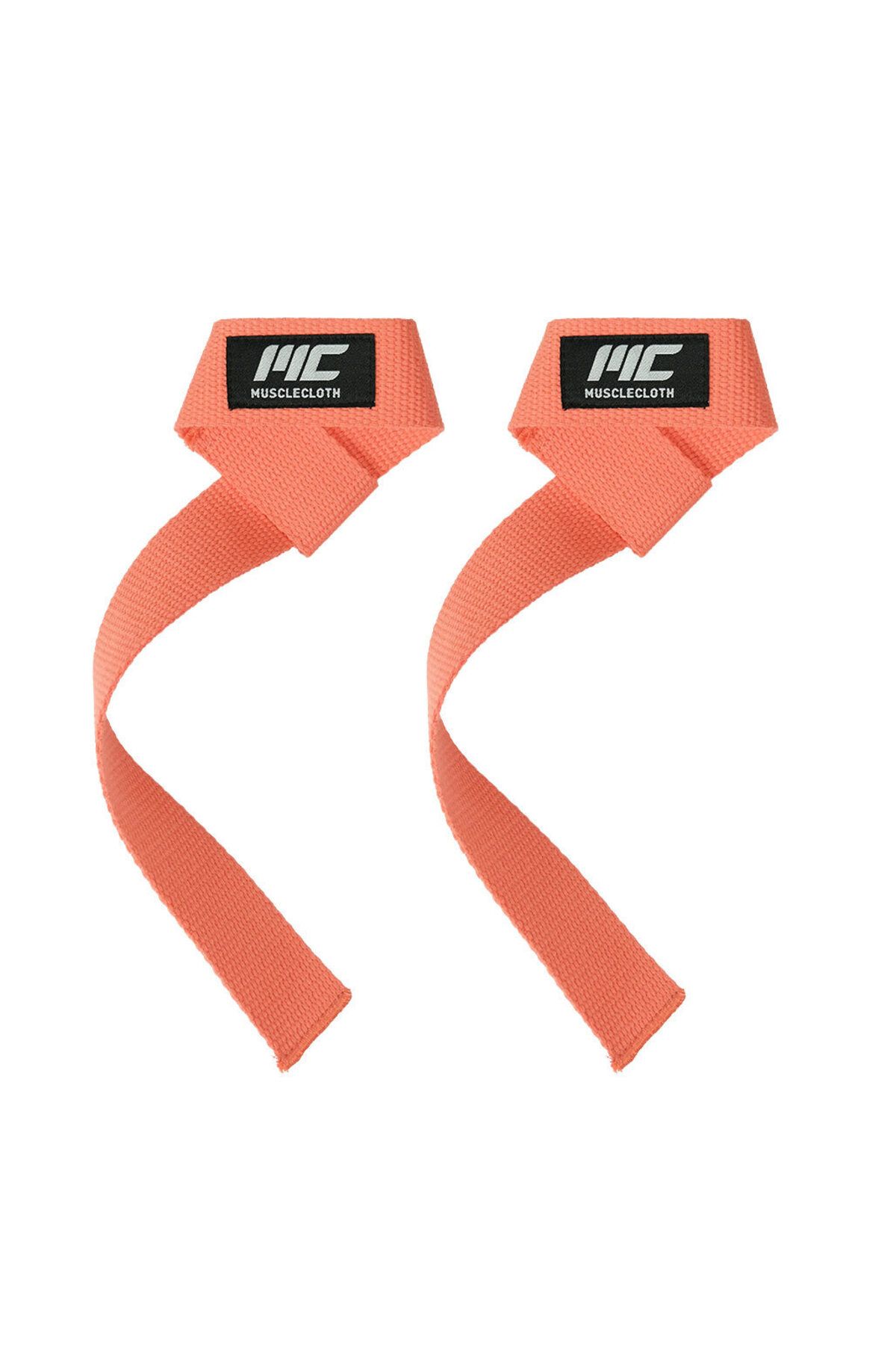 MUSCLECLOTH Lifting Straps Pembe