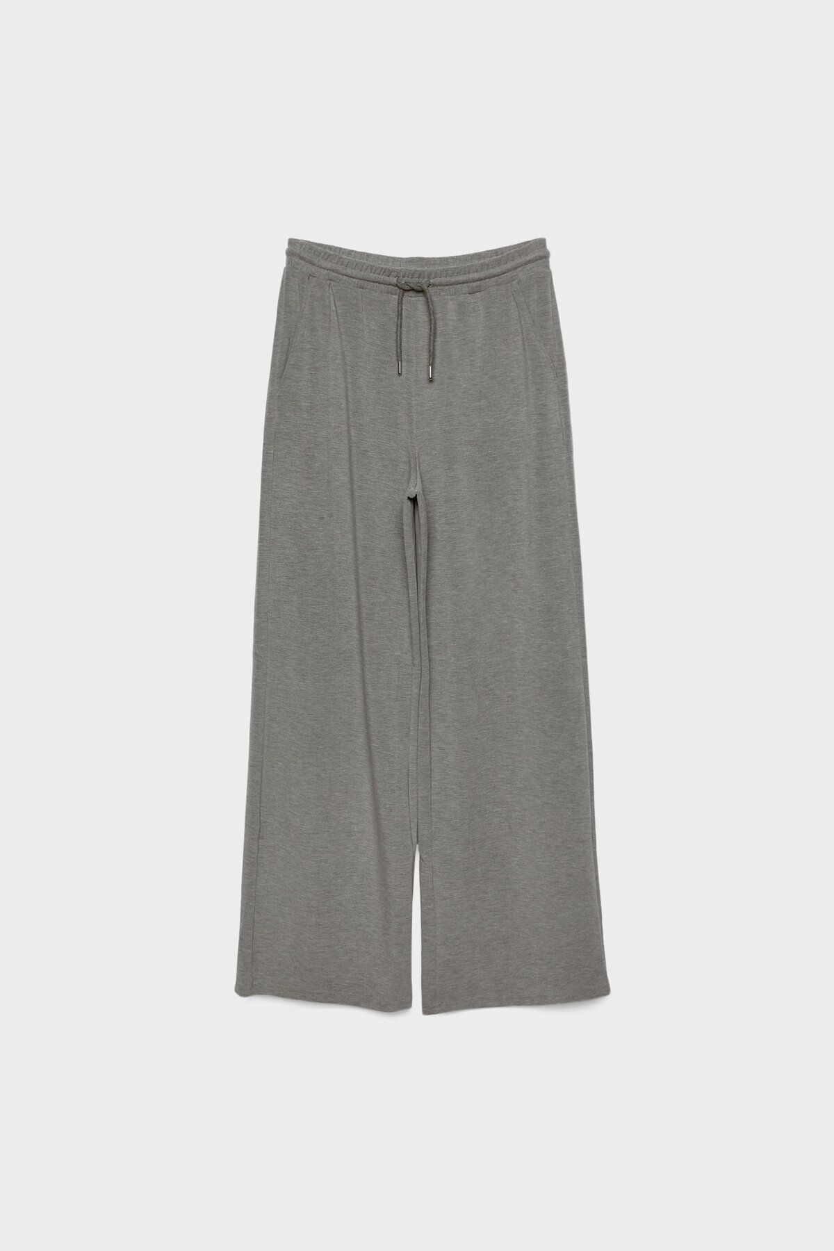 Stradivarius-Palazzo Pants with Soft Texture 5