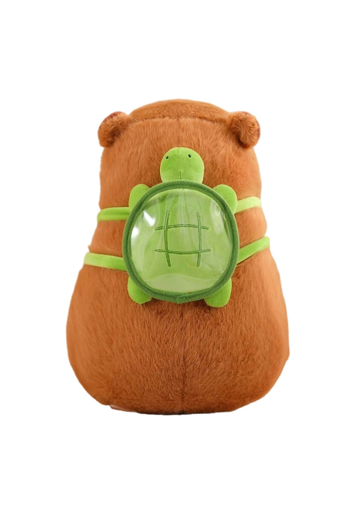 Choice-Cute Capybara Plush Toy Kawaii Fluffy Capybara With Turtle Bag Strawberry Cap Stuffed Animals Kid... 7