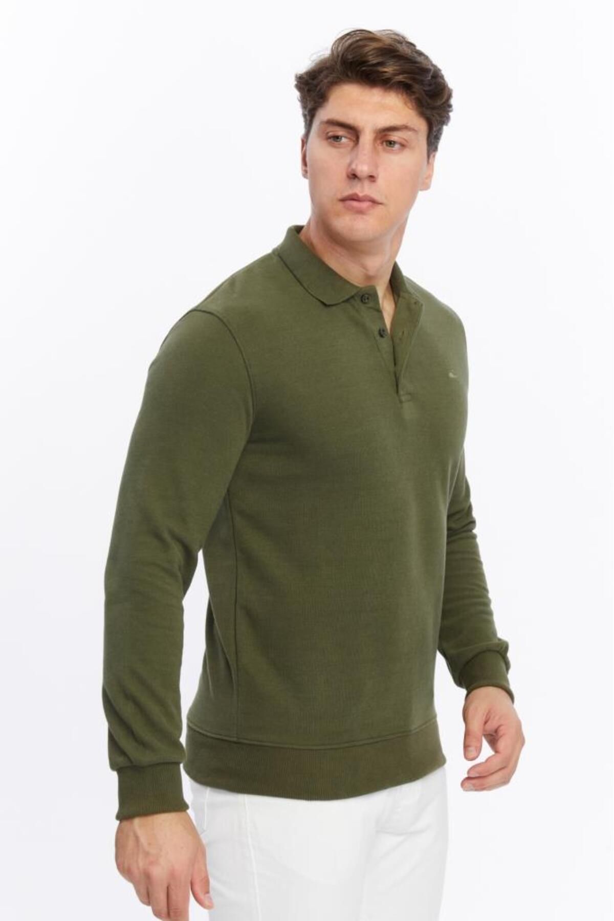 Rey Polo-7001 Polo Neck Selanic Sweater 3