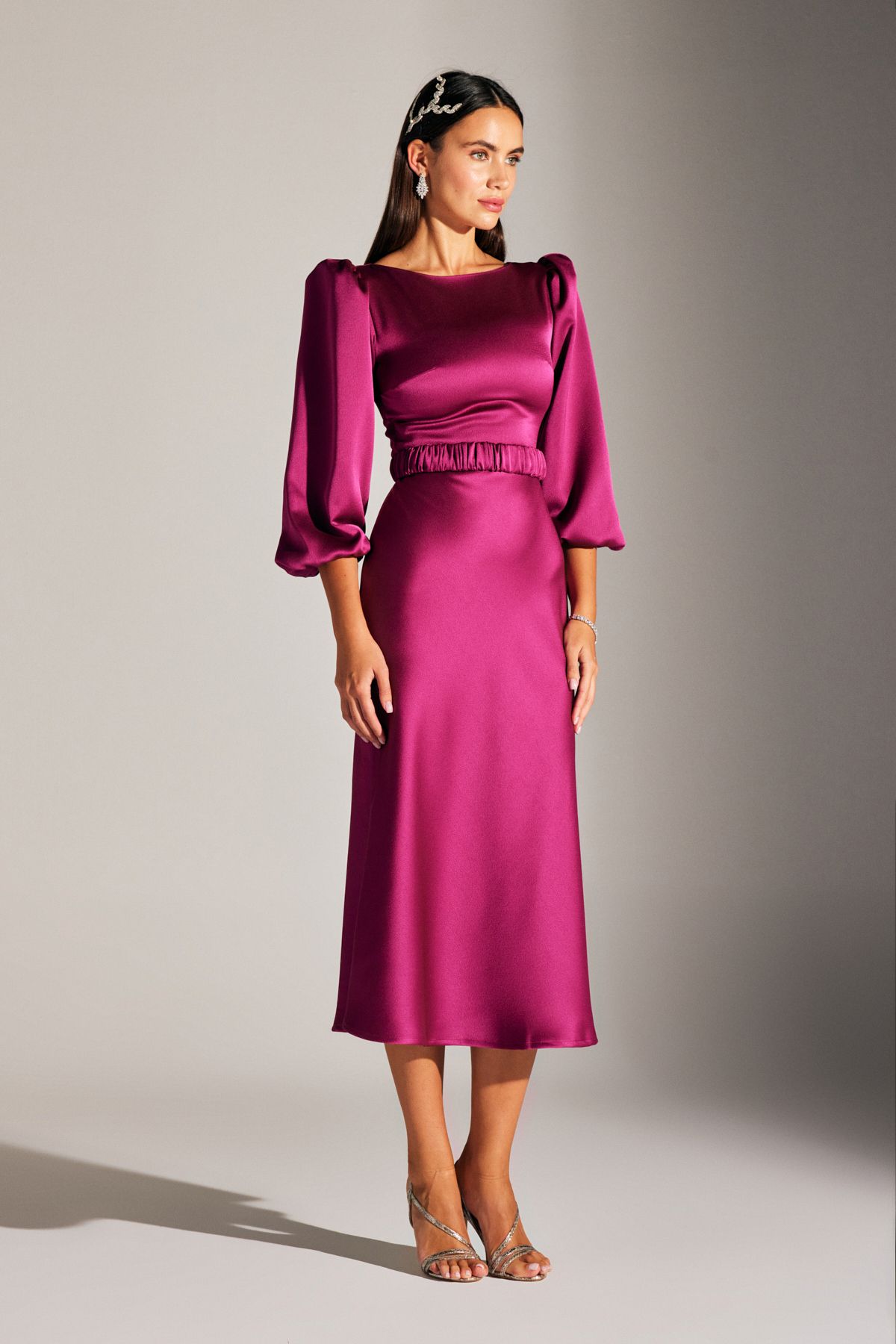 BETTY & SAM-Heleny Special Design Fuchsia Engagement Dress 2