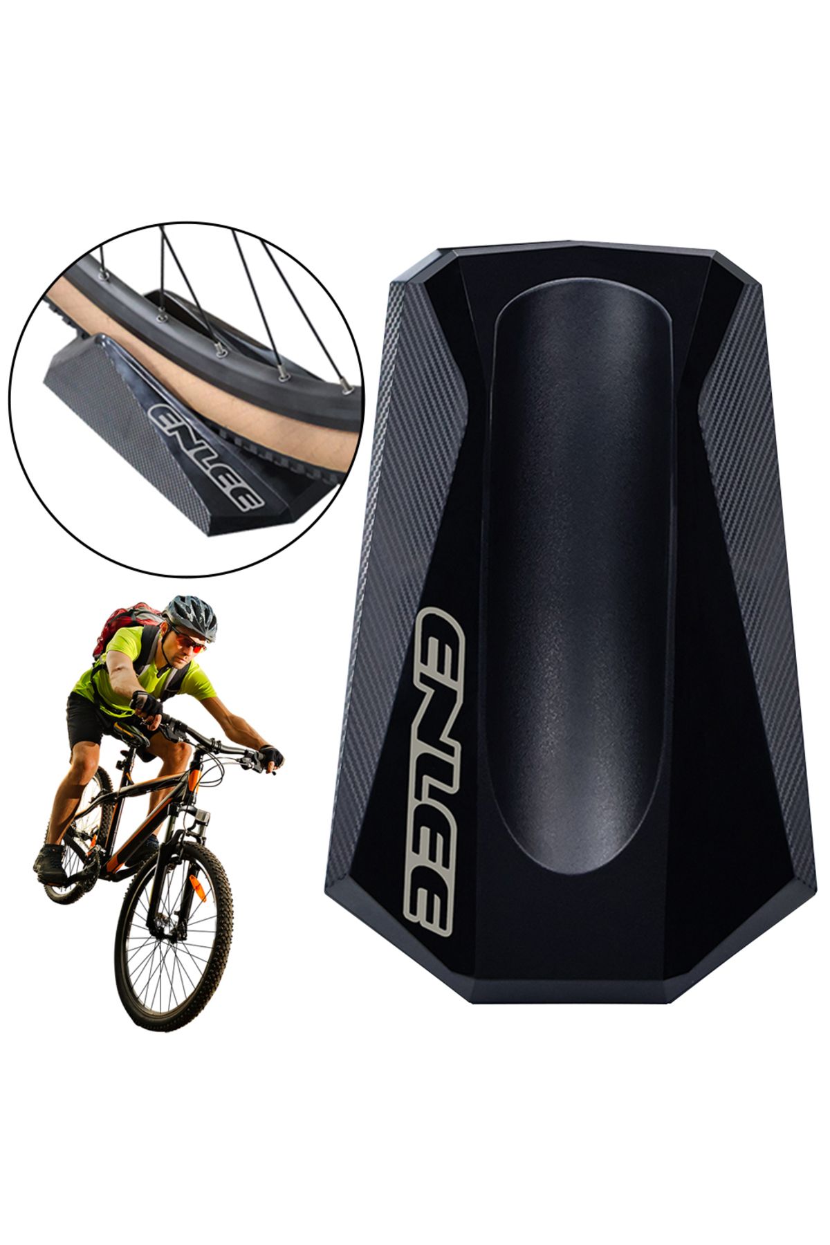 Choice-Bike Front Wheel Riser Block Front Wheel Support Non Slip Bicycle Stabilizing Leveling Block Heav... 6