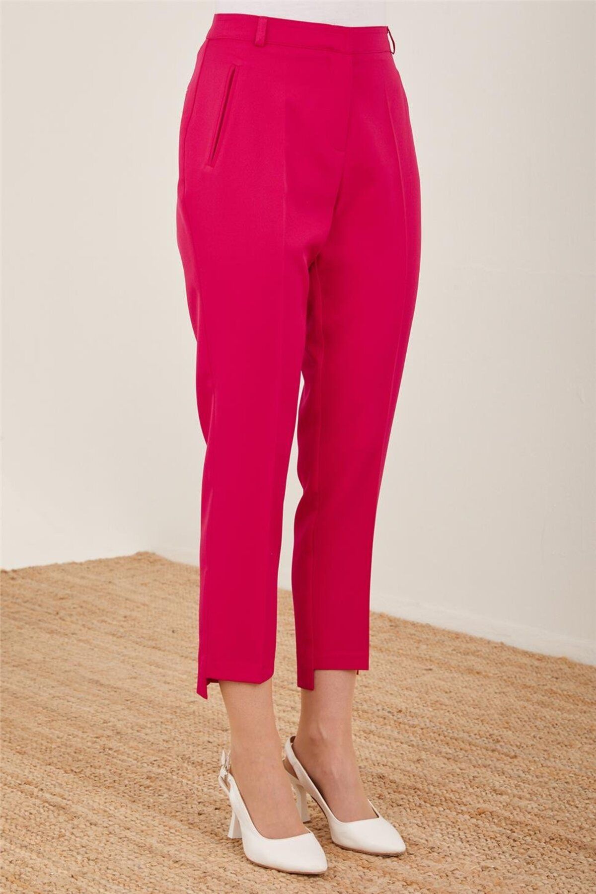 Armine-Fuchsia Double Filet Trousers - 23Y2435 3